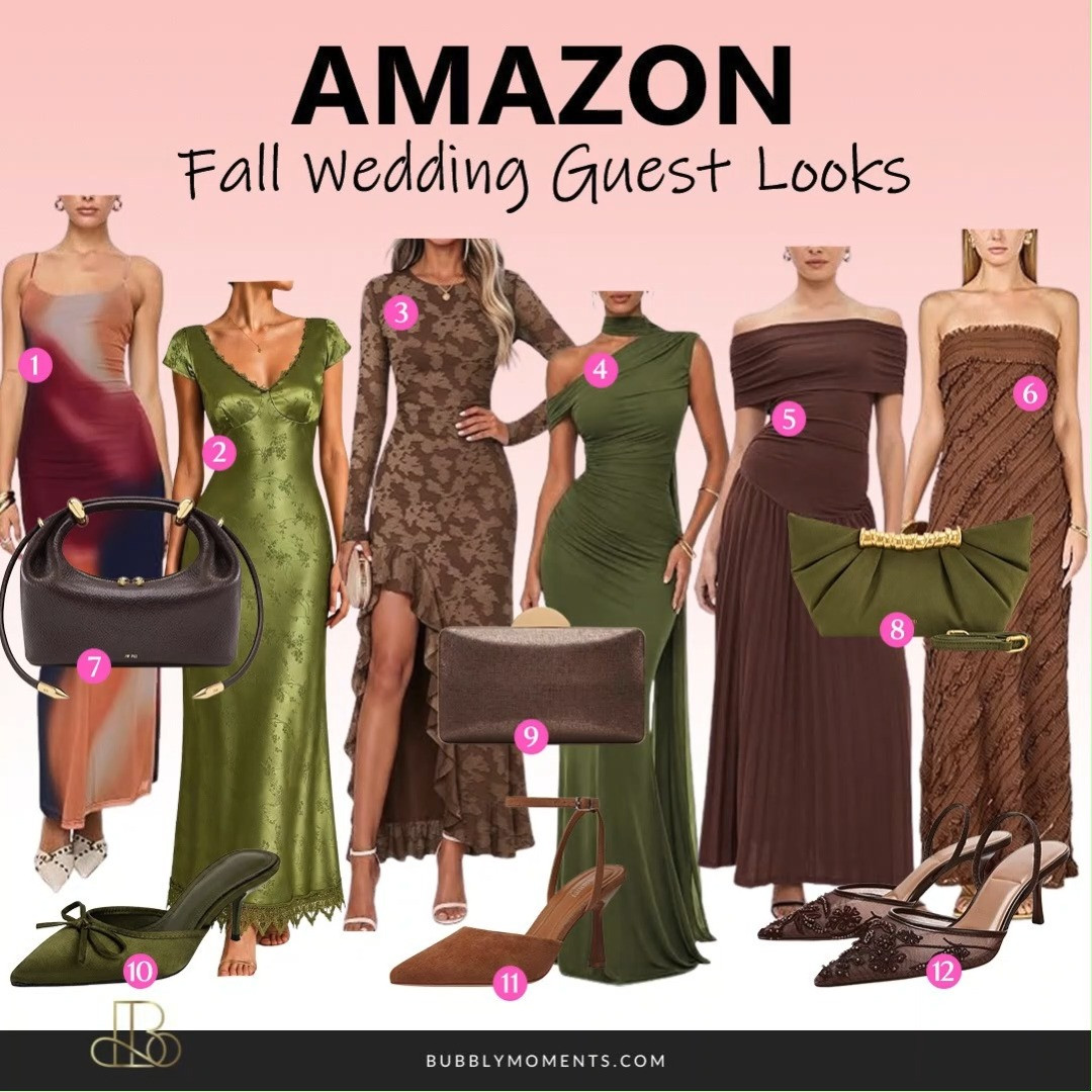 Fall wedding season is here! 🍂✨ Looking for a cute wedding guest look? These Amazon finds have pretty dresses, shoes, and accessories that are perfect for fall weddings and special events. Whether you’re going to an outdoor ceremony or an evening wedding, these pieces are easy to style and perfect for creating a polished look. 🤎 Shop now and tap through to find your favorite wedding guest look! 🛍️
#LTKootd #LTKWedding #LTKSeasonal #FallWedding #WeddingGuest #WeddingGuestDress #WeddingGuestOutfit #FallFashion #FallStyle #AutumnStyle #WomensFashion #WomensStyle #WeddingSeason #ChicStyle #ElegantStyle #OutfitInspo #AmazonFashion #AmazonFinds #AmazonStyle 

 