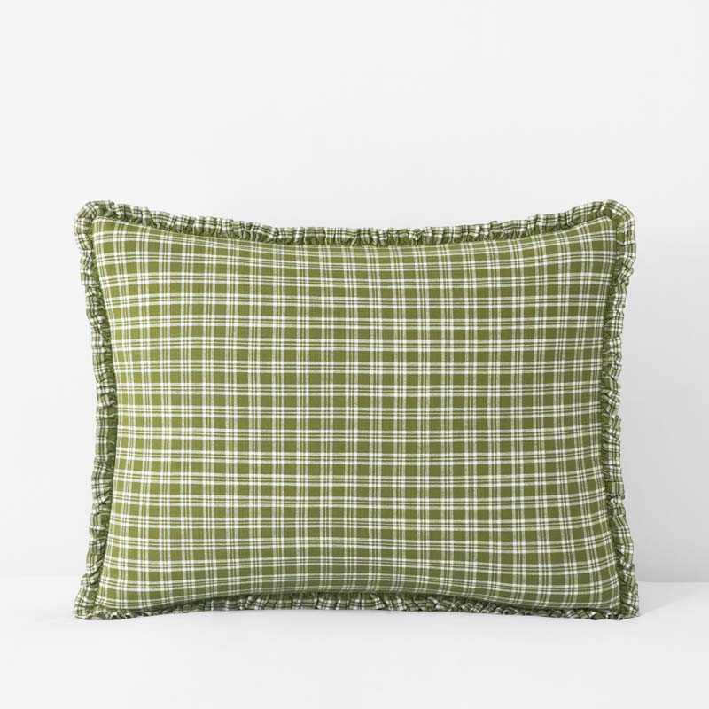 Classic Plaids Yarn-Dyed Cotton Sham - Henri Plaid, Standard | The Company Store