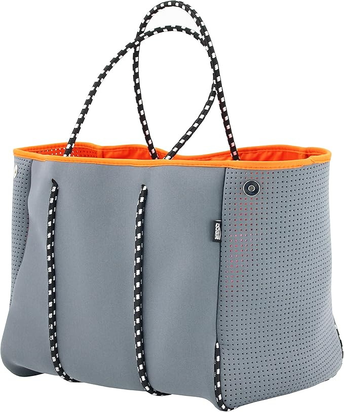 QOGiR Neoprene Multipurpose Beach Bag Tote with Inner Zipper Pocket … … … … | Amazon (US)