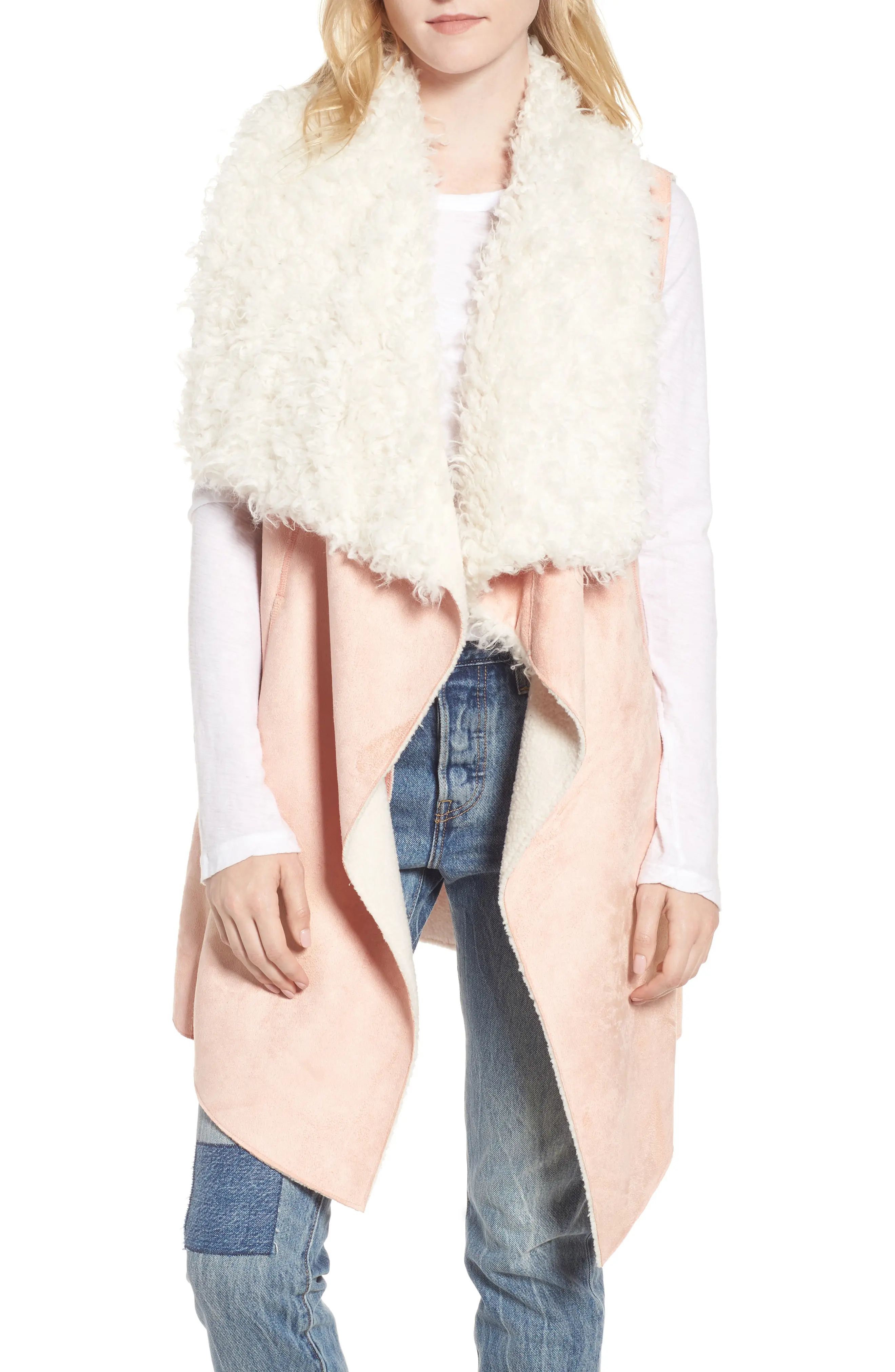 Dawn Maxi Fly Away Faux Shearling Vest | Nordstrom