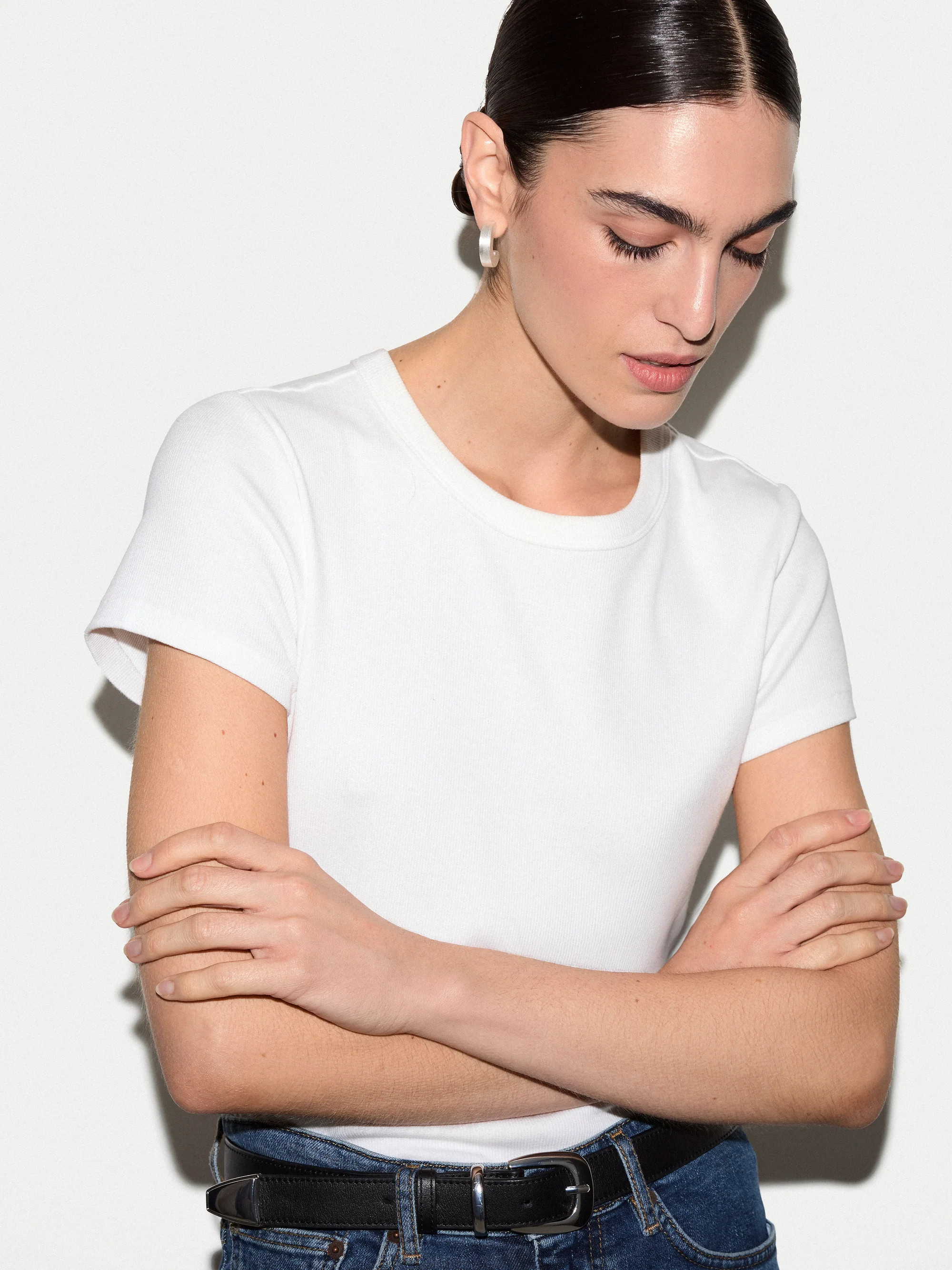 Fine Cotton Baby T-shirt | White | Jigsaw (UK)