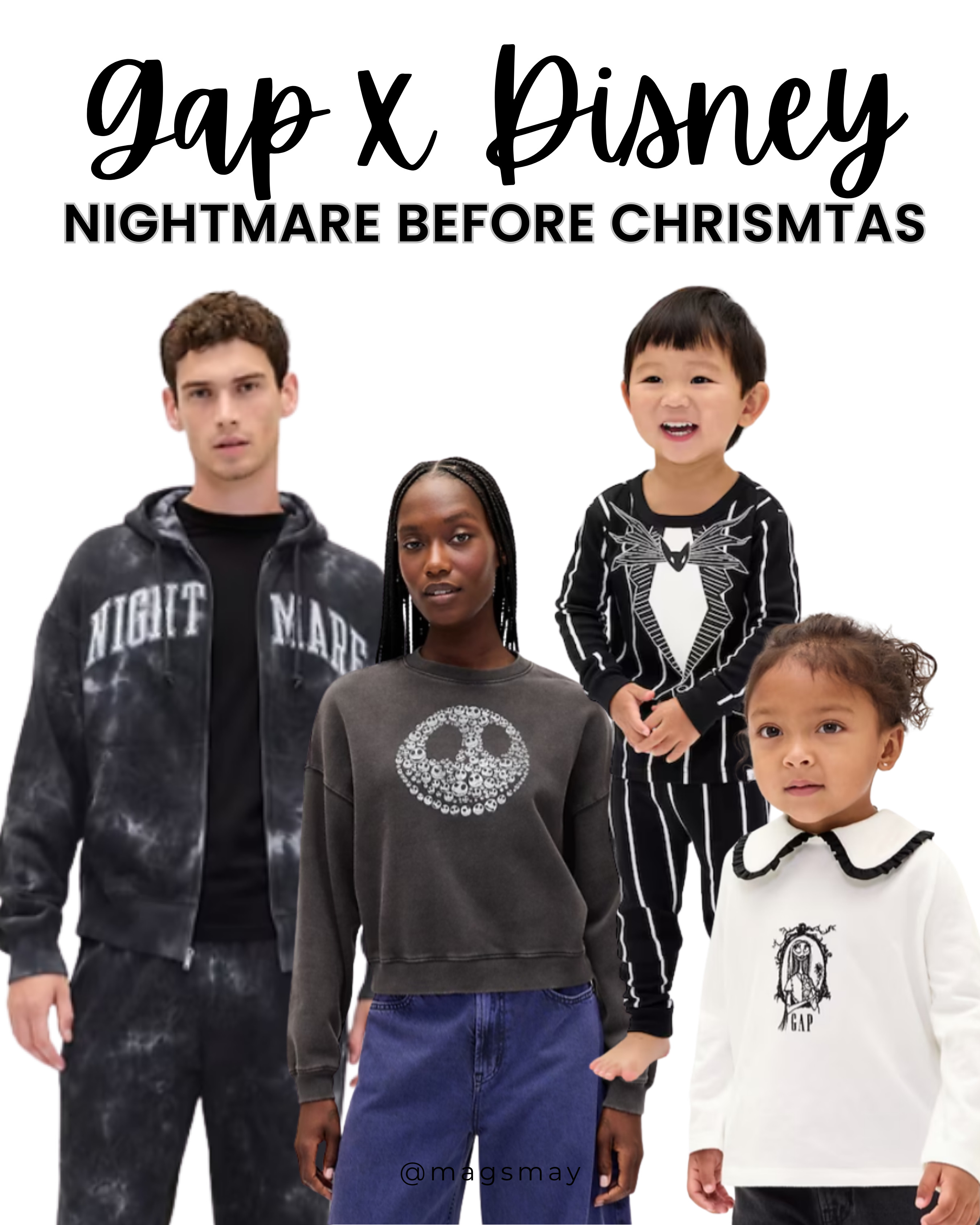 Gap Disney

Gap x Disney

Gap Nightmare Before Christmas

Disney collab

Gap Disney collection

Disney holiday collection
Nightmare Before Christmas clothing

Jack Skellington outfit

Sally costume inspired

Oogie Boogie hoodie

Zero the ghost dog shirt

Disney Tim Burton
Disney graphic tee

Disney hoodie

Disney sweatshirt

Disney matching pajamas

Disney family pajamas

Disney toddler clothes

Disney baby clothes
Disney Halloween outfits

Disney Christmas pajamas

Holiday Disney collection

Spooky season Disney

Disney cozy loungewear
Disney adults

Disney bounding outfit

Disney mom style

Family Disney matching sets

Disney aesthetic 

 #LTKSeasonal #LTKKids #LTKFamily