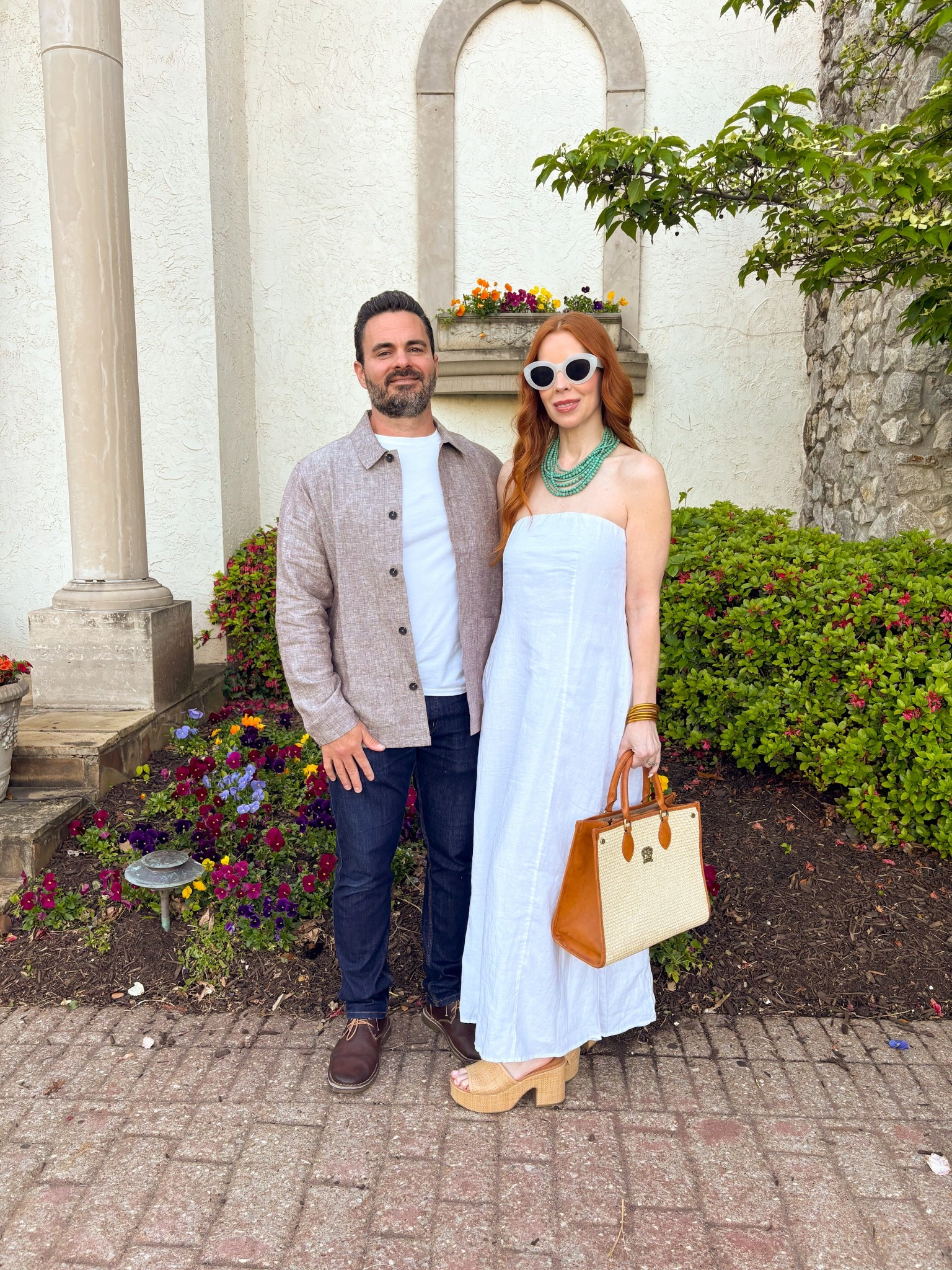 Quince, white dress, men’s outfit, spring outfits, linen jacket, date night, vacation look, jeans 

#LTKootd #LTKOver40 #LTKMens