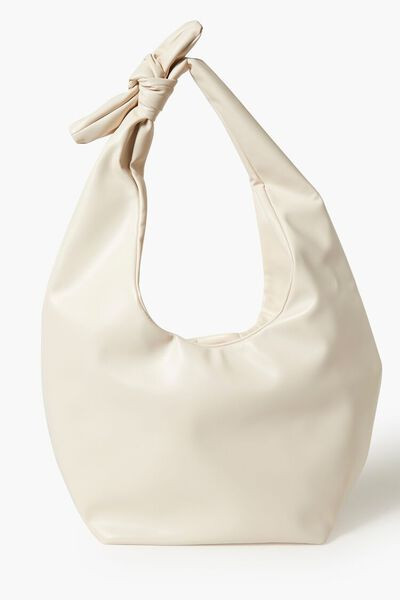 Knotted Faux Leather Tote Bag | Forever 21 | Forever 21 (US)