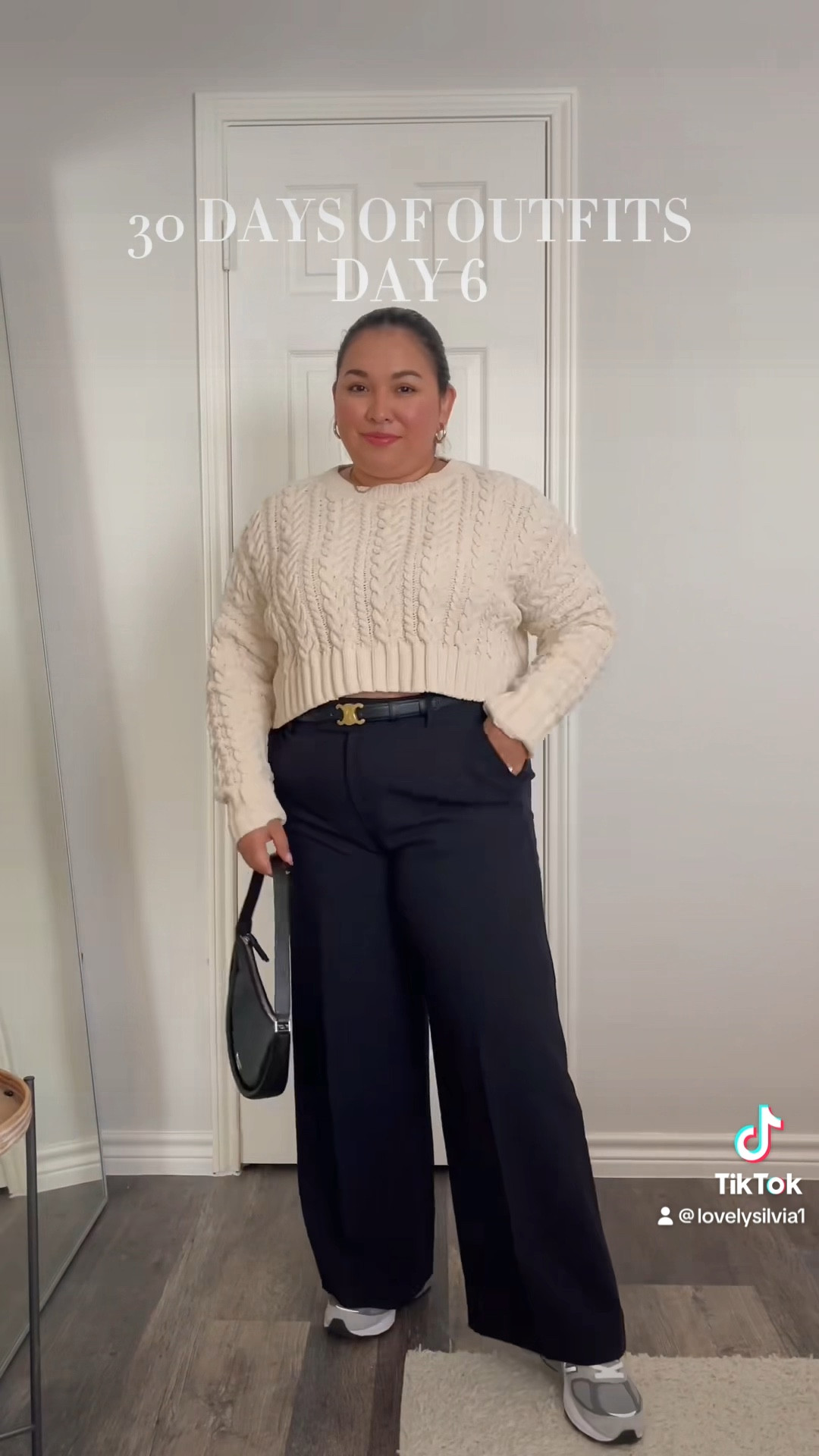 30 Days of Fall Outfits: Day 6

Fall fashion, fall outfits, fall outfit idea, fall transition outfit, black trousers, cropped sweater, crescent bag, new balance sneakers, dad sneakers

#LTKstyletip #LTKSeasonal #LTKmidsize