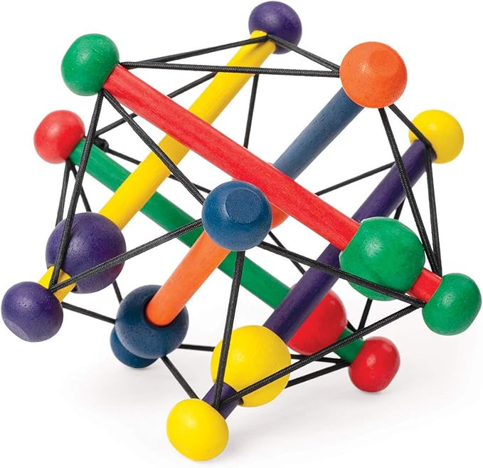 Amazon.com: Manhattan Toy Skwish Classic Rattle and Teether Grasping Activity Toy : Baby | Amazon (US)