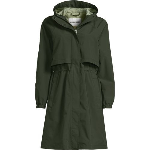 Women's Plus Size Squall Packable Long Raincoat - Lands' End - Purple - 3X | Lands' End (US)