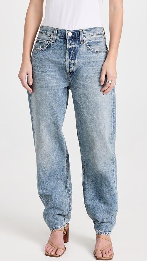 Devi Low Slung Baggy Taper Jeans | Shopbop