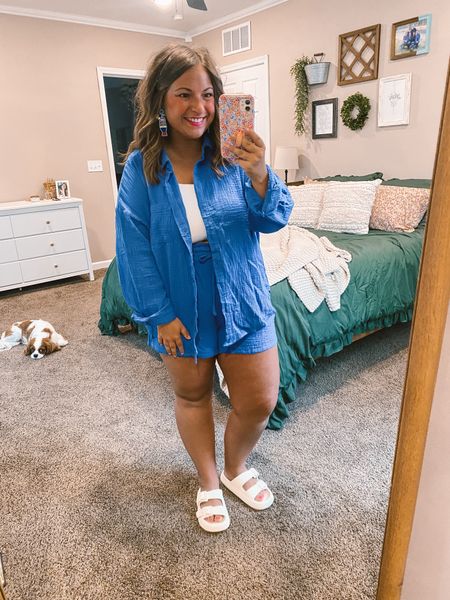 Amazon, summer outfit, sandals

sandals: fit oversized // wearing a 5
cami bra: fits true to size // wearing a small
set: top fits true to size, bottoms fit a tad small // wearing a large

#LTKSeasonal #LTKStyleTip #LTKMidsize