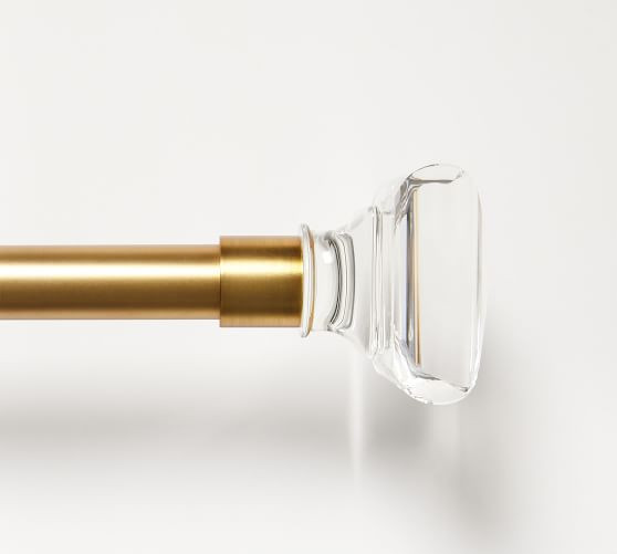 Brass Glass Square Finial | Pottery Barn (US)