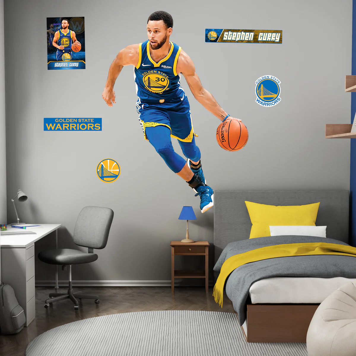 Stephen Curry - Bay’s Long-Range Legend - Official NBA - Reusable Vinyl Wall Decals | Fathead