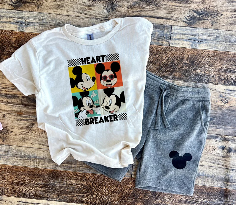 Toddler Disney Valentines Shirt, Kids Disney Valentine Shirt, Boys Mickey Valentines Day Shirt, I... | Etsy (US)