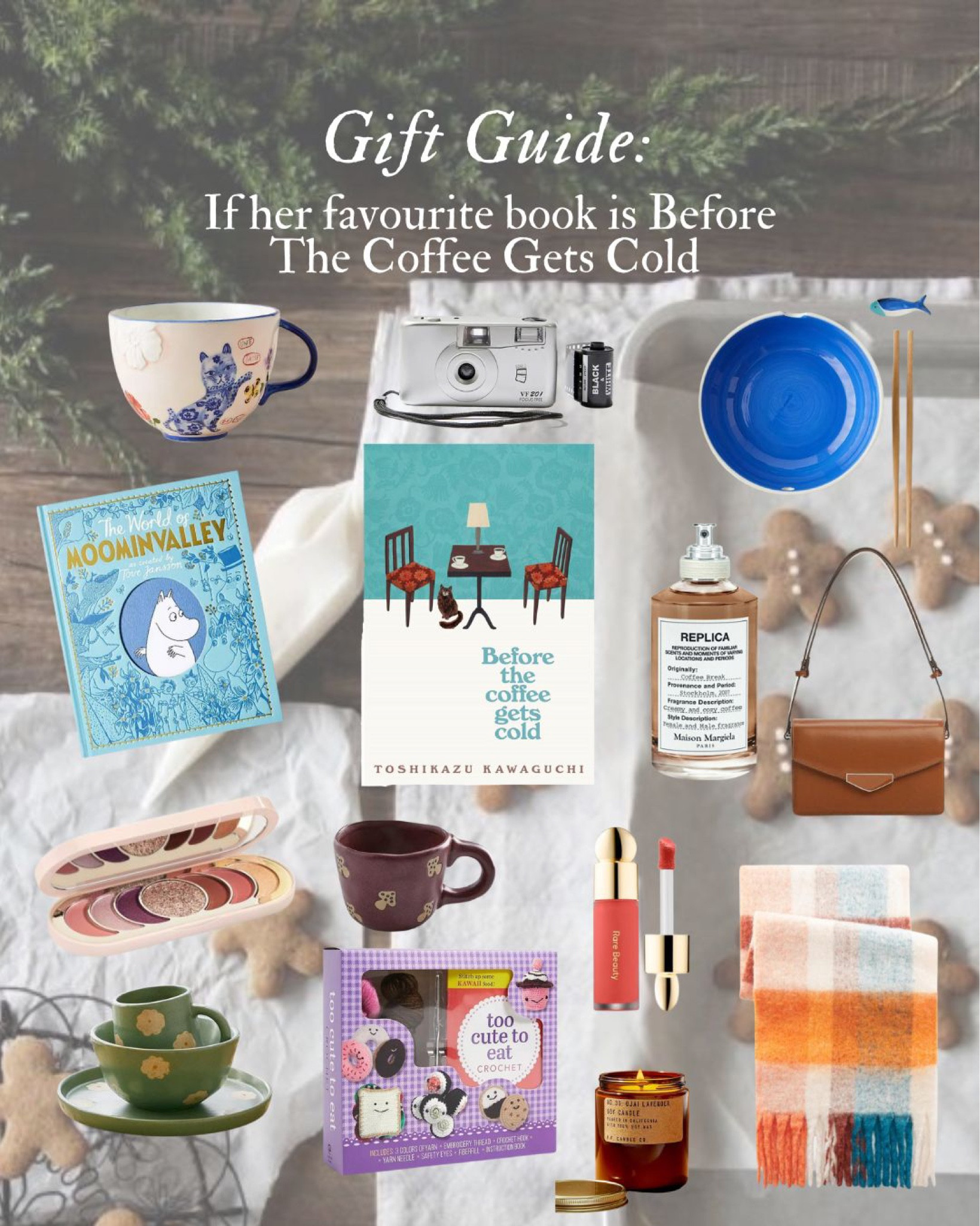 Christmas Gift Guide: If her favourite book is Before The Coffee Gets Cold, then she will love this beauty products, accessories and home decor 🤎🍂☕️

#LTKeurope #LTKbeauty #LTKGiftGuide