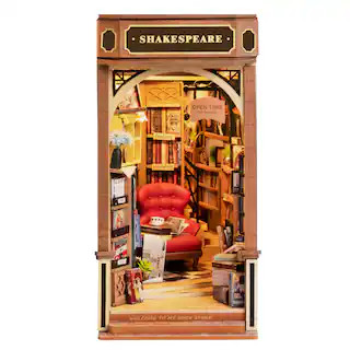 Rolife Bookstore Book Nook Shelf Insert DIY Miniature Kit | Michaels Stores
