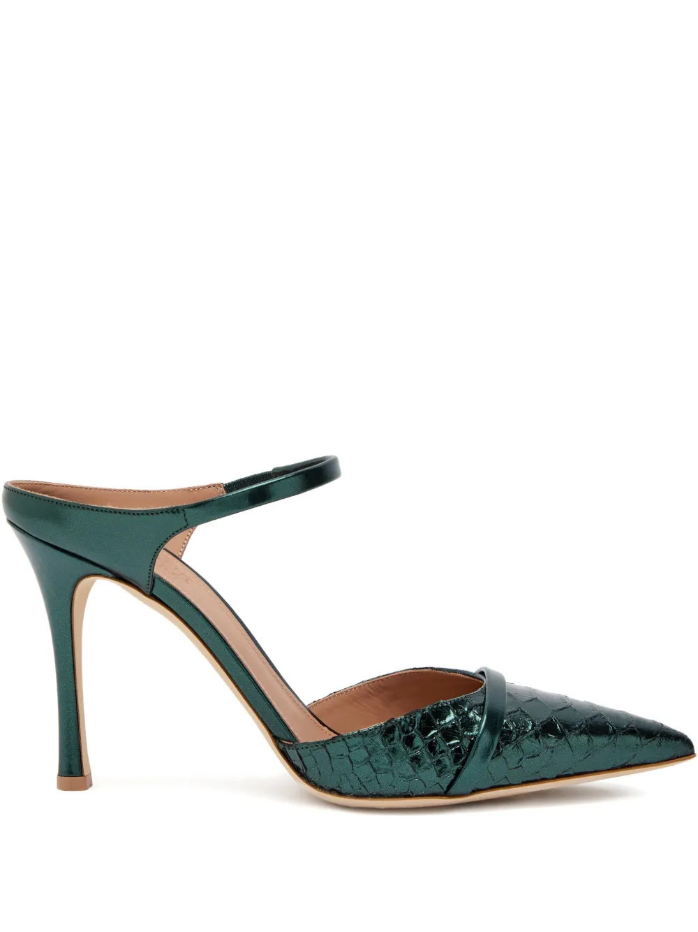 Malone Souliers 90mm Uma pumps - Green | Farfetch Global