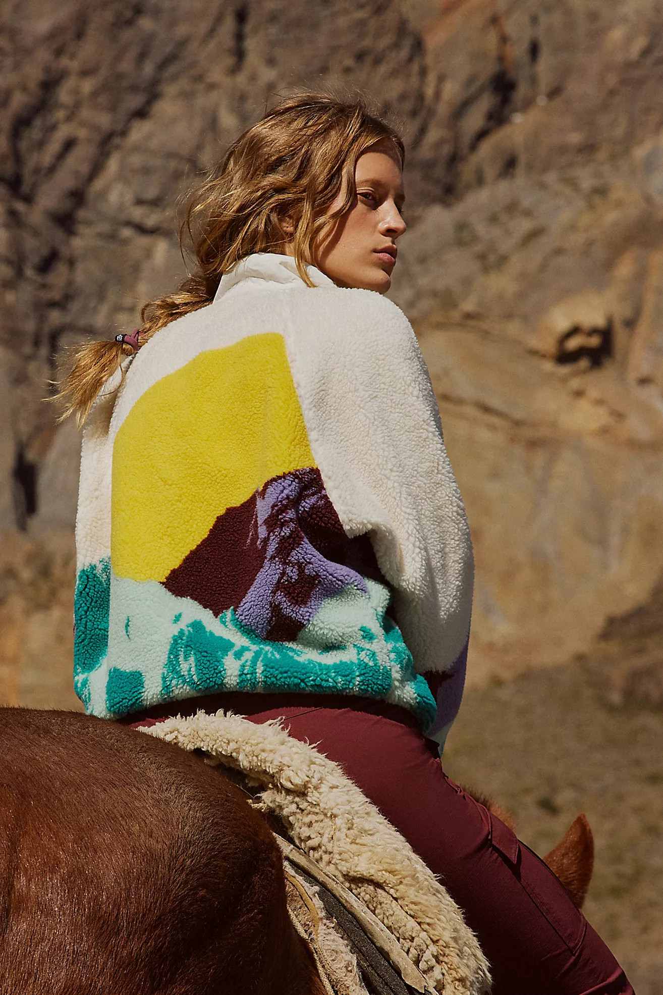 Hit The Slopes Printed Fleece Jacket | Free People (Global - UK&FR Excluded)