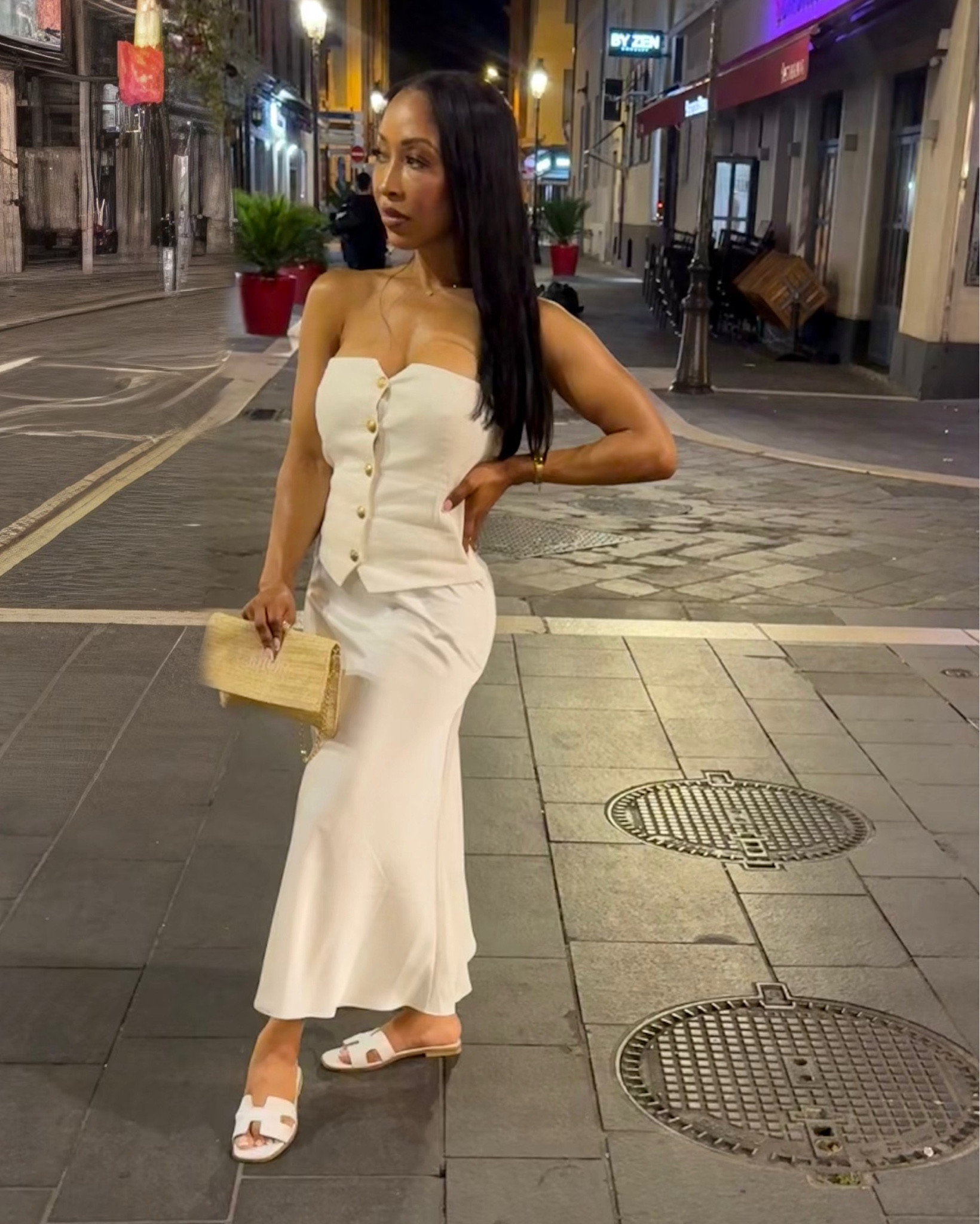 French Riviera nights in all white  🇫🇷 #europeanvacation 

#LTKStyleTip #LTKPetite #LTKTravel