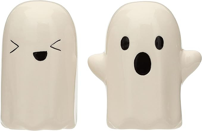 Pearhead Ceramic Ghosts Salt & Pepper Shakers, Halloween Accessory For The Home and Kitchen, Must... | Amazon (US)