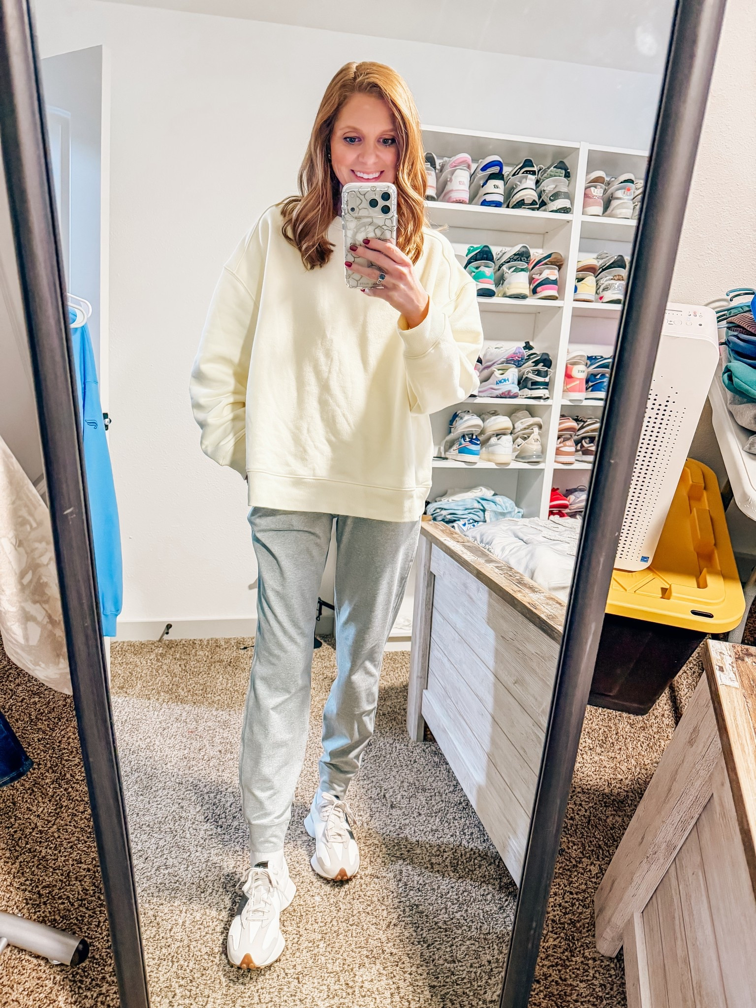 Nuuds sweatshirt size small and Vuori joggers size small size up if you want a looser fit 

#LTKGiftGuide #LTKActive #LTKHoliday