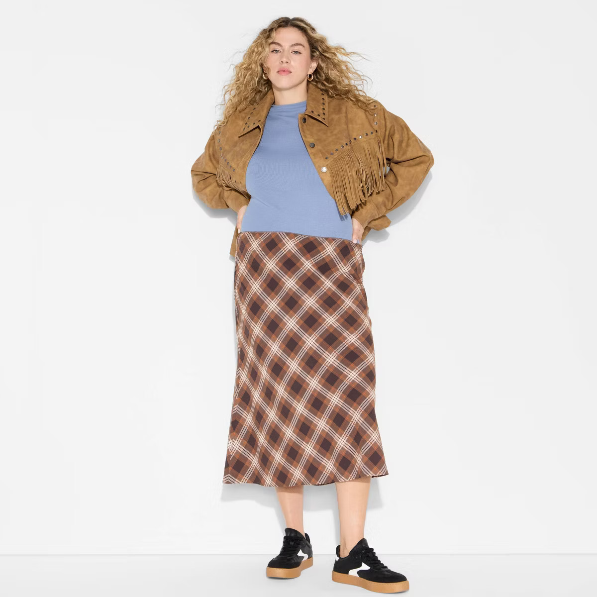 Women's Midi Printed A-Line Skirt - Wild Fable™ | Target