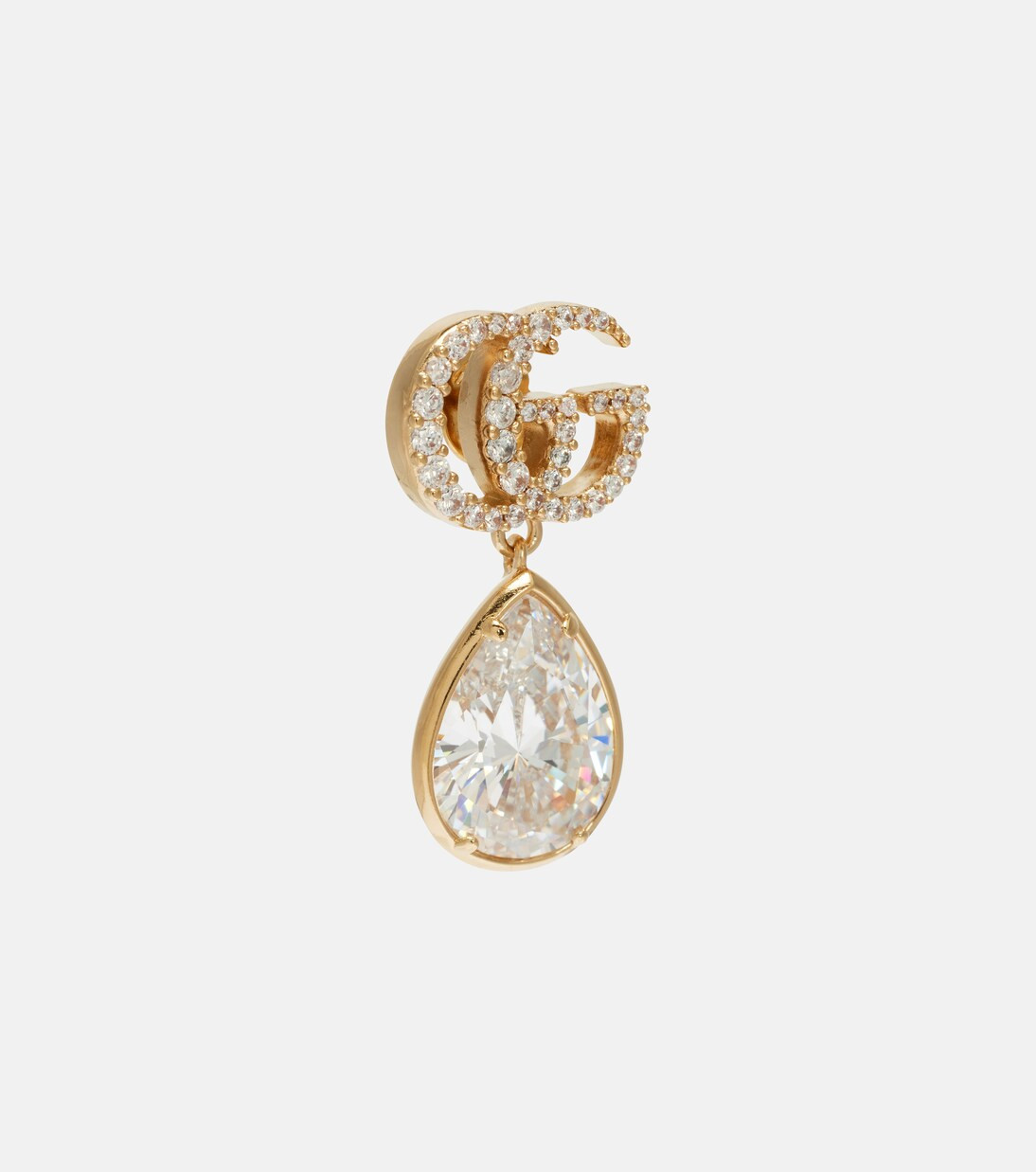 GG Marmont crystal-embellished drop earrings | Mytheresa (DACH)