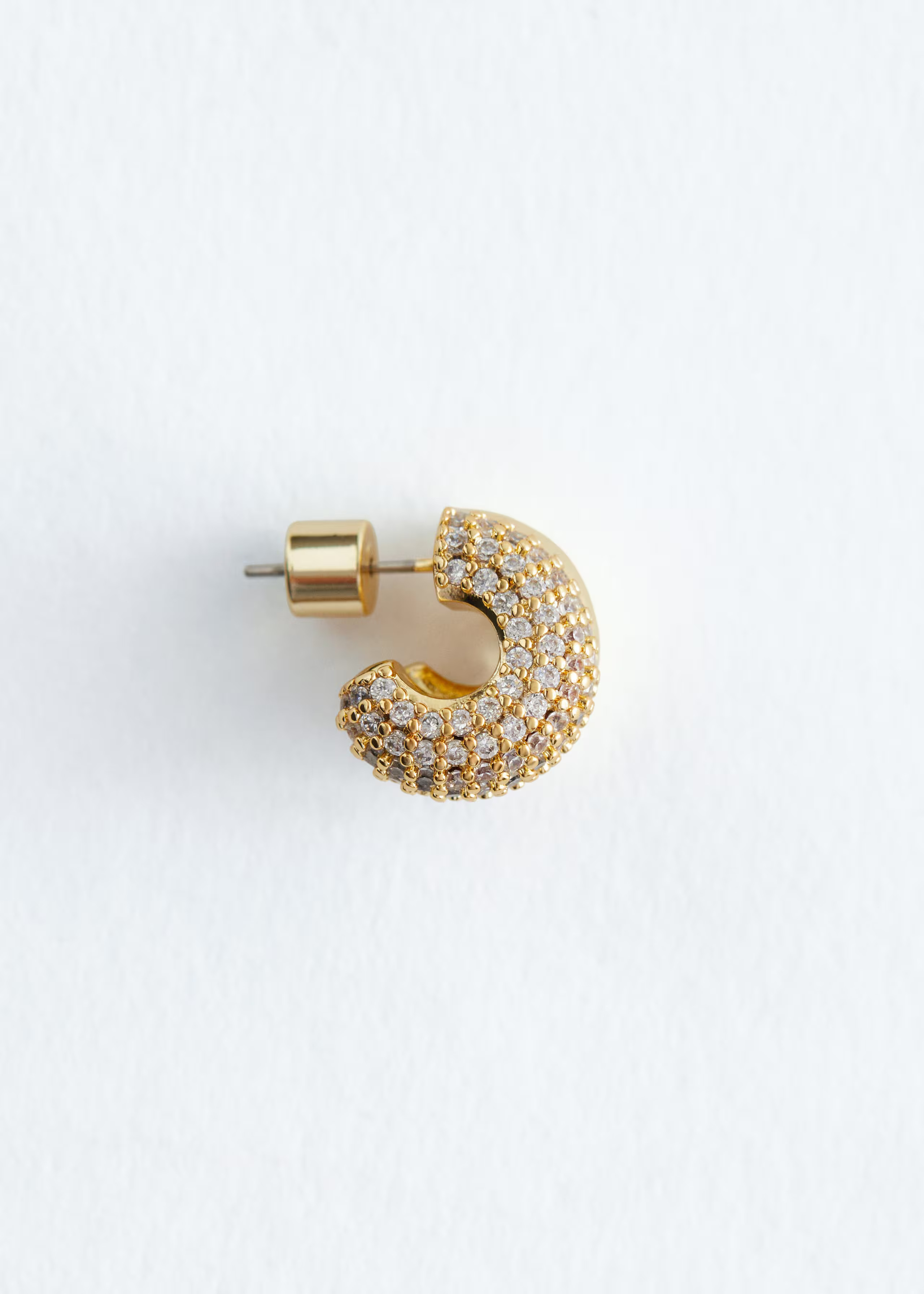 Two-Part Crystal Hoop Earrings | & Other Stories UK