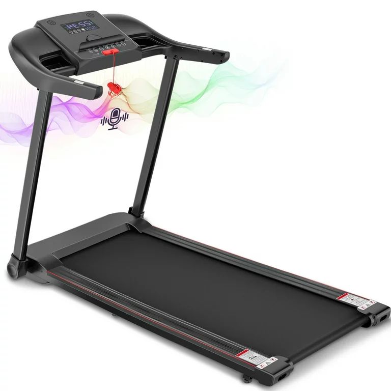 Treadmill with Folding Electric Treadmill Bluetooth Voice Control Exercise Treadmill for Home Off... | Walmart (US)