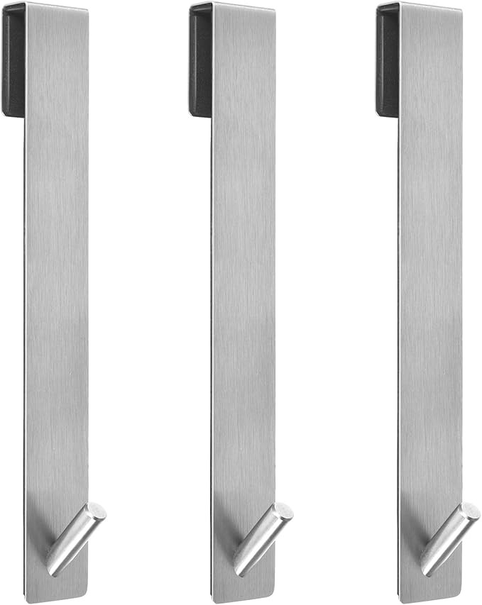 Shower Door Hooks(10 Inch),Extended Over Door Hooks for Bathroom Frameless Glass Shower Door,Stai... | Amazon (US)