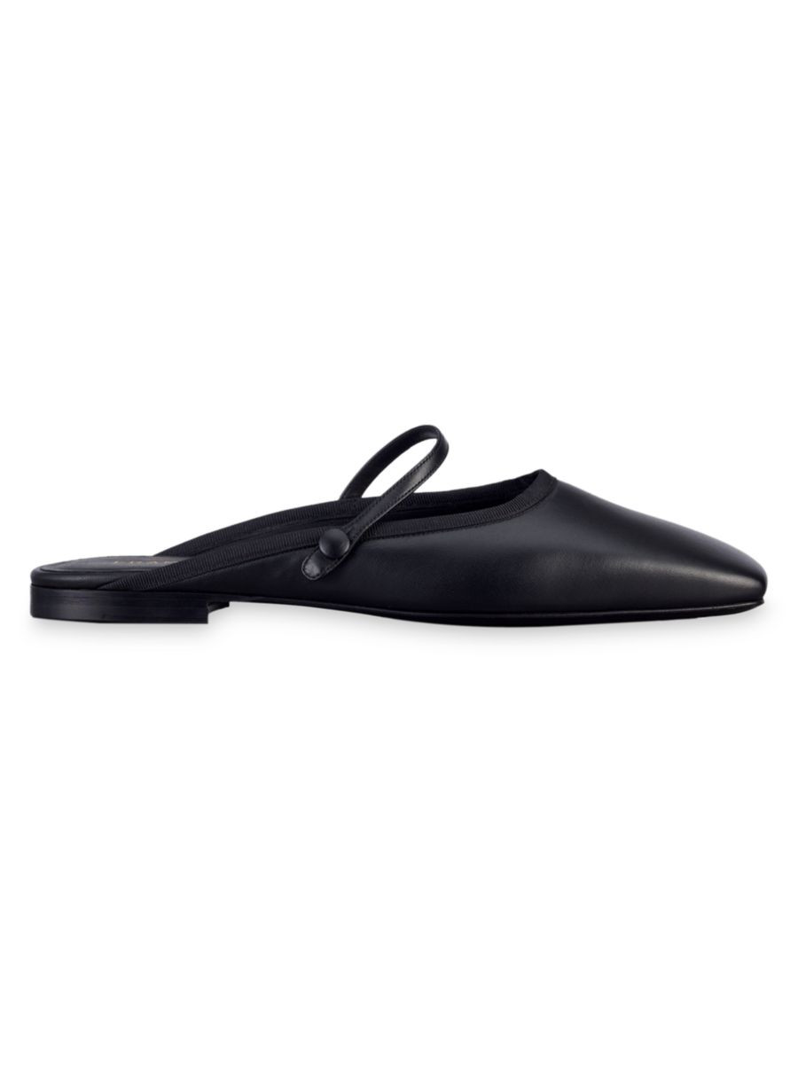 Frame Le Em Leather Mary Jane Mules | Saks Fifth Avenue