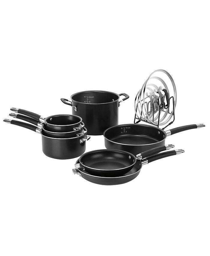 Cuisinart SmartNest Aluminum 12-Pc. Cookware Set & Reviews - Cookware Sets - Macy's | Macys (US)
