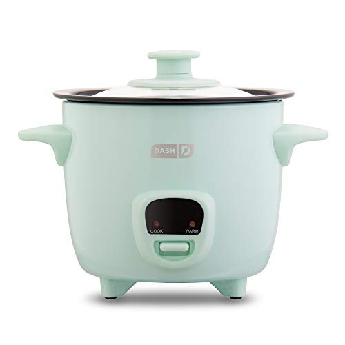 DASH Mini Rice Cooker Steamer with Removable Nonstick Pot, Keep Warm Function & Recipe Guide, 2 c... | Amazon (US)