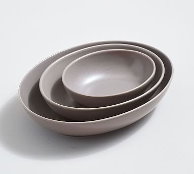 Mason Stoneware Oval Serving Bowls | Pottery Barn (US)