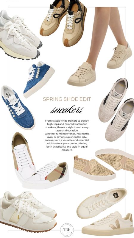 Sneakers have evolved from athletic footwear to a fashion staple, offering both style and comfort for everyday wear. 
Sneakers effortlessy blend with a variety of outfits from athleisure looks to casual streetwear and even dressed-up ensembles, adding a sporty-chic touch to any outfit.

#LTKShoeCrush #LTKOver40 #LTKStyleTip