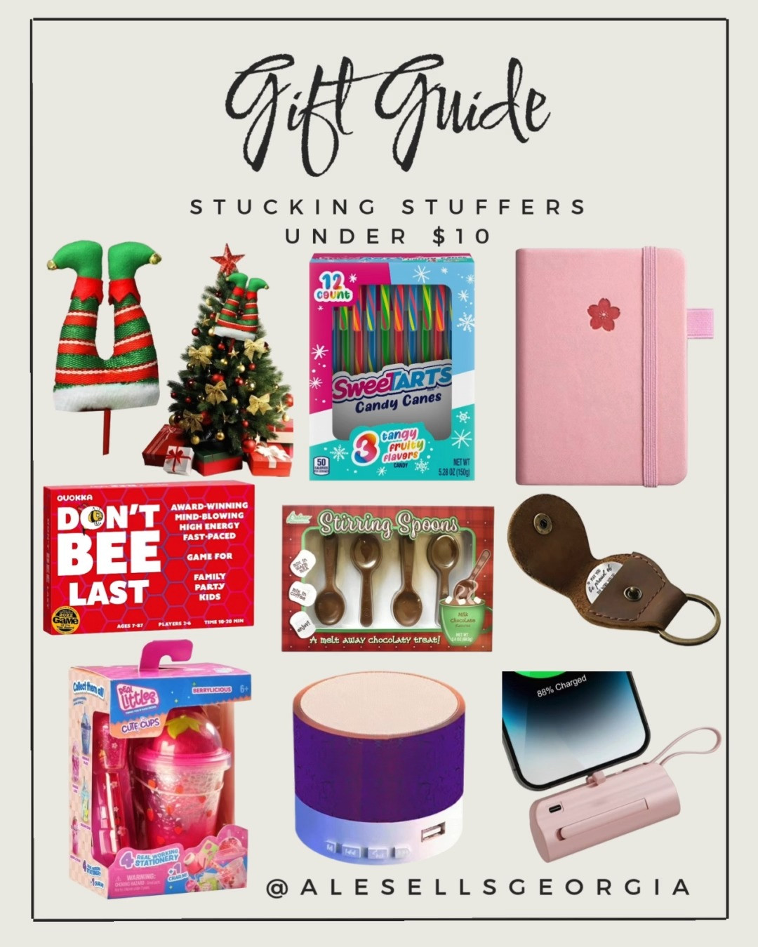 Stuck on stocking stuffers? I found the best budget-friendly finds all under $10! Perfect little gifts for kids and adults! #stockingstuffers #under$10 #giftguide 

 #LTKGiftGuide #LTKHoliday #LTKSaleAlert