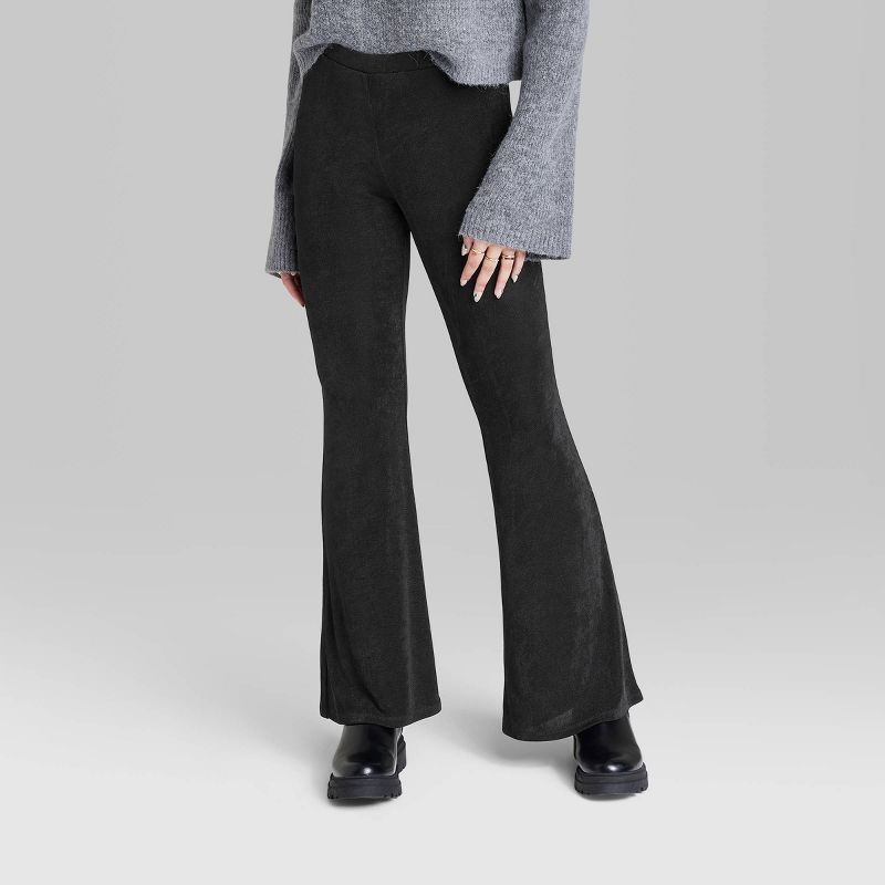 Women's Low-Rise Slinky Knit Flare Pants - Wild Fable™ | Target