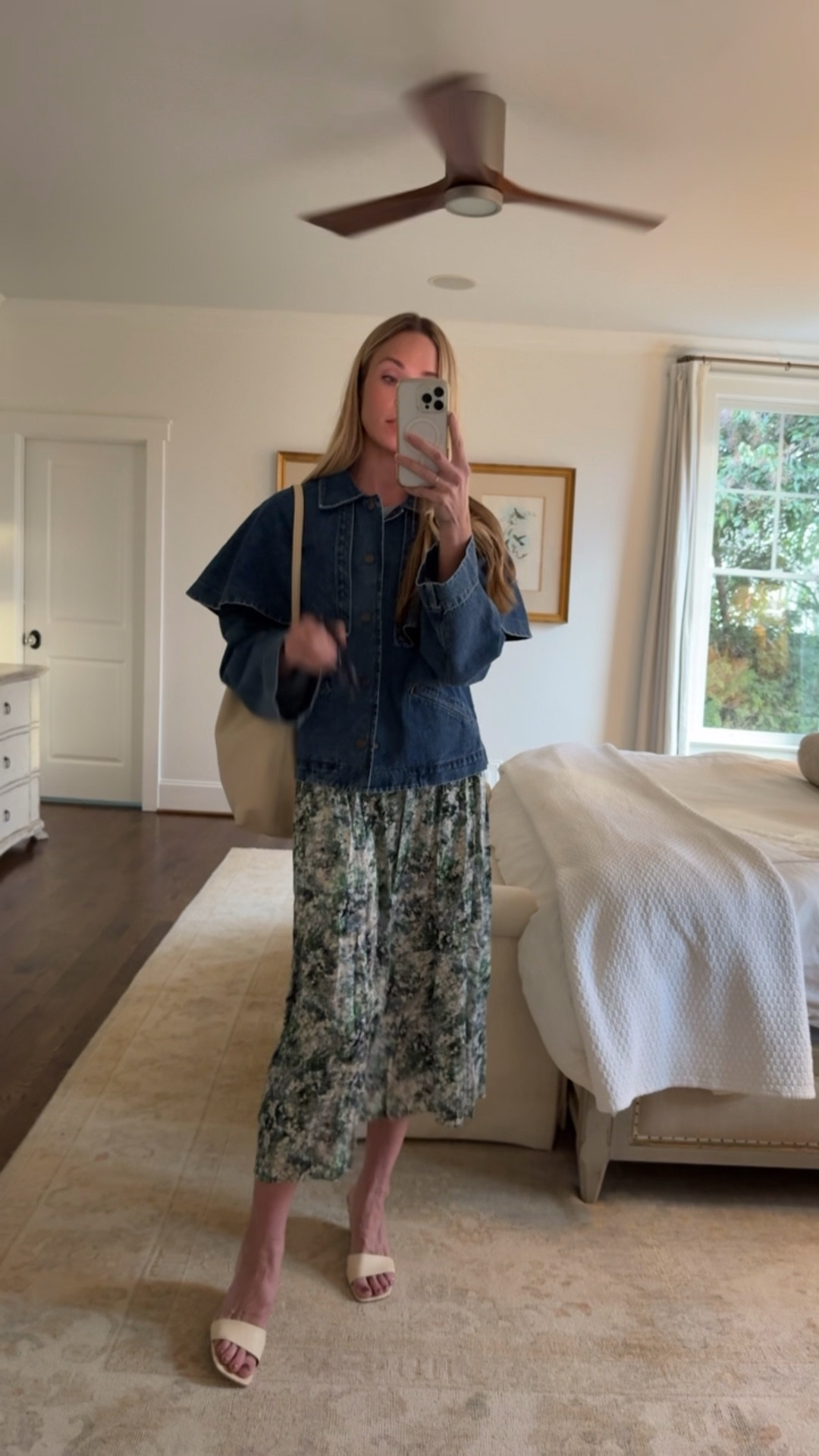 Sunnies under $100, S jacket (oversized), XS shirt, skirt and shoes are old (similar linked) 

Spring outfit, spring style, spring looks, jean jacket, spring jacket, spring skirt

#LTKgrwm #LTKSeasonal #LTKootd