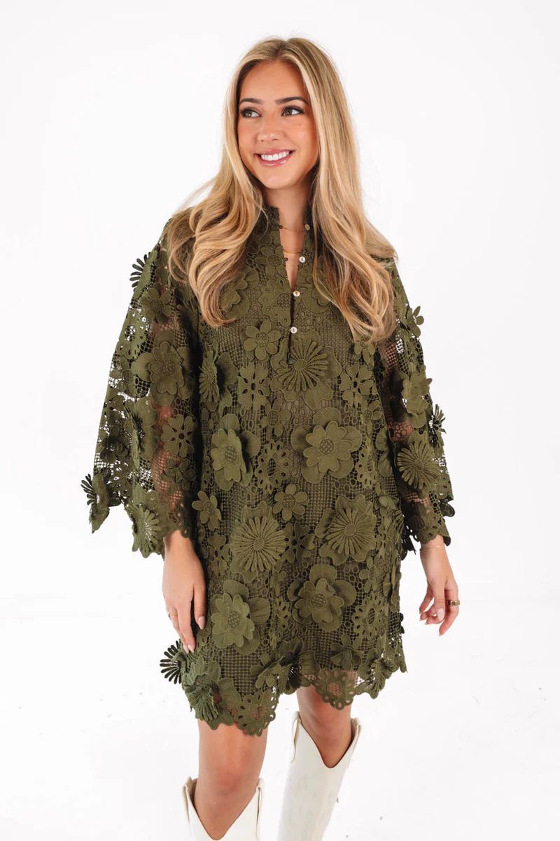 The Seraphina Dress - Olive | J.Marie