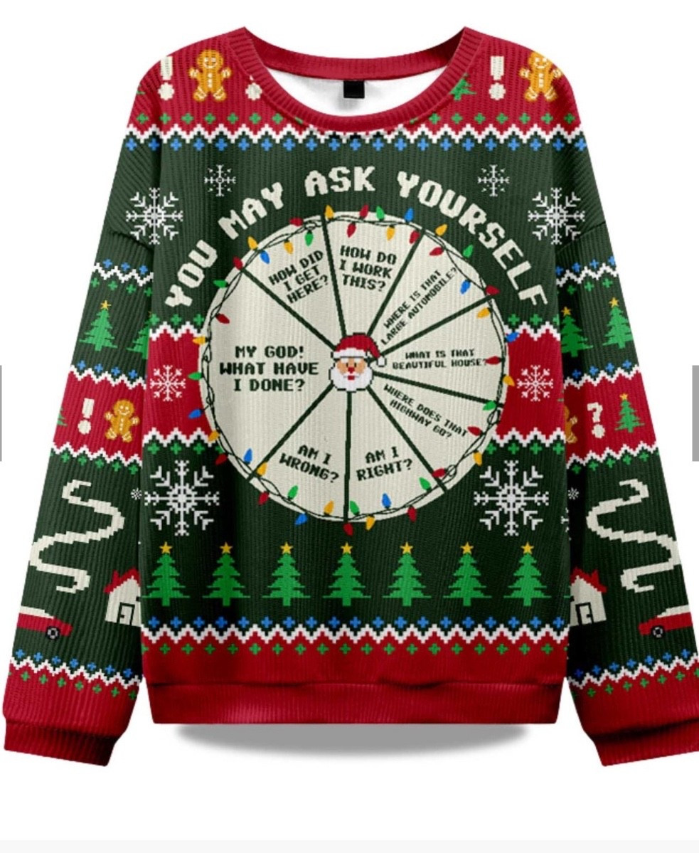 2025 You May Ask Yourself Ugly Christmas Sweater

#LTKGiftGuide #LTKSeasonal #LTKHoliday