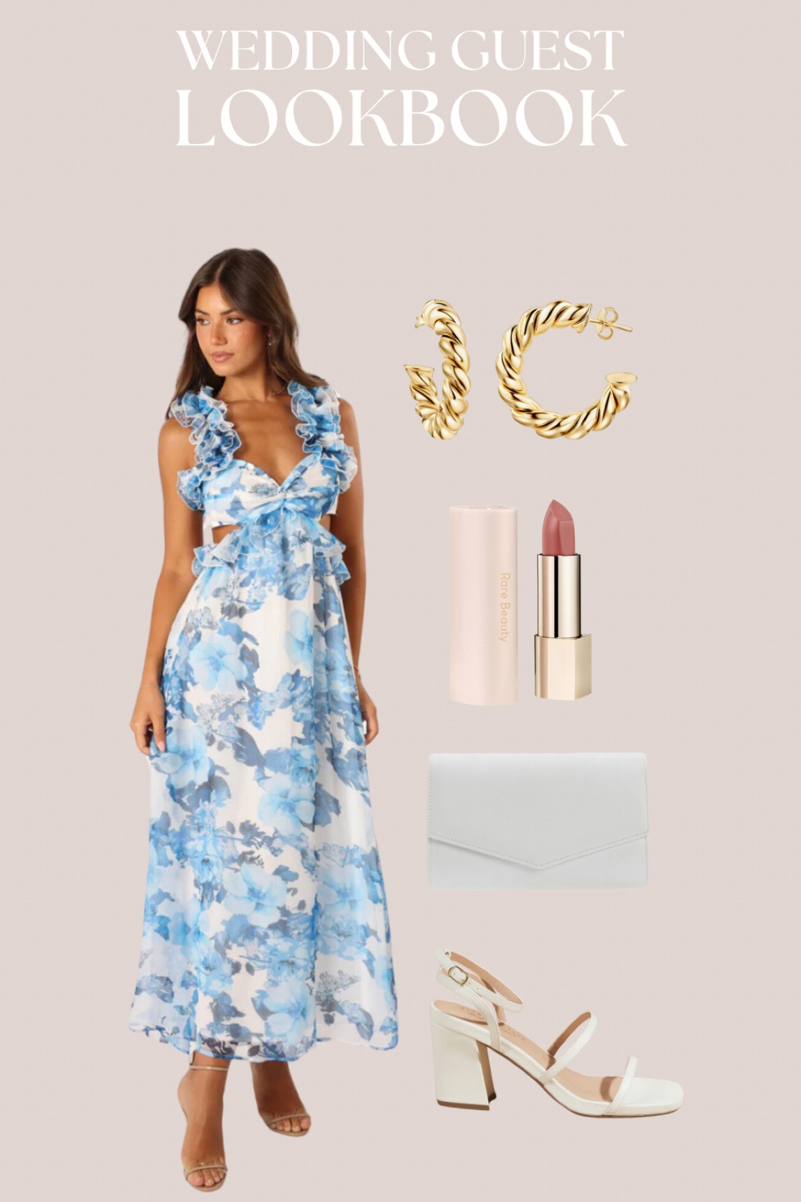wedding guest outfit inspo - floral dress, floral wedding, blue floral dress, maxi dress, wedding guest dress 

#LTKwedding #LTKshoecrush #LTKstyletip