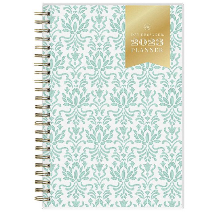 2023 Planner Frosted Weekly/Monthly 5&#34;x8&#34; Sea Glass - Day Designer | Target