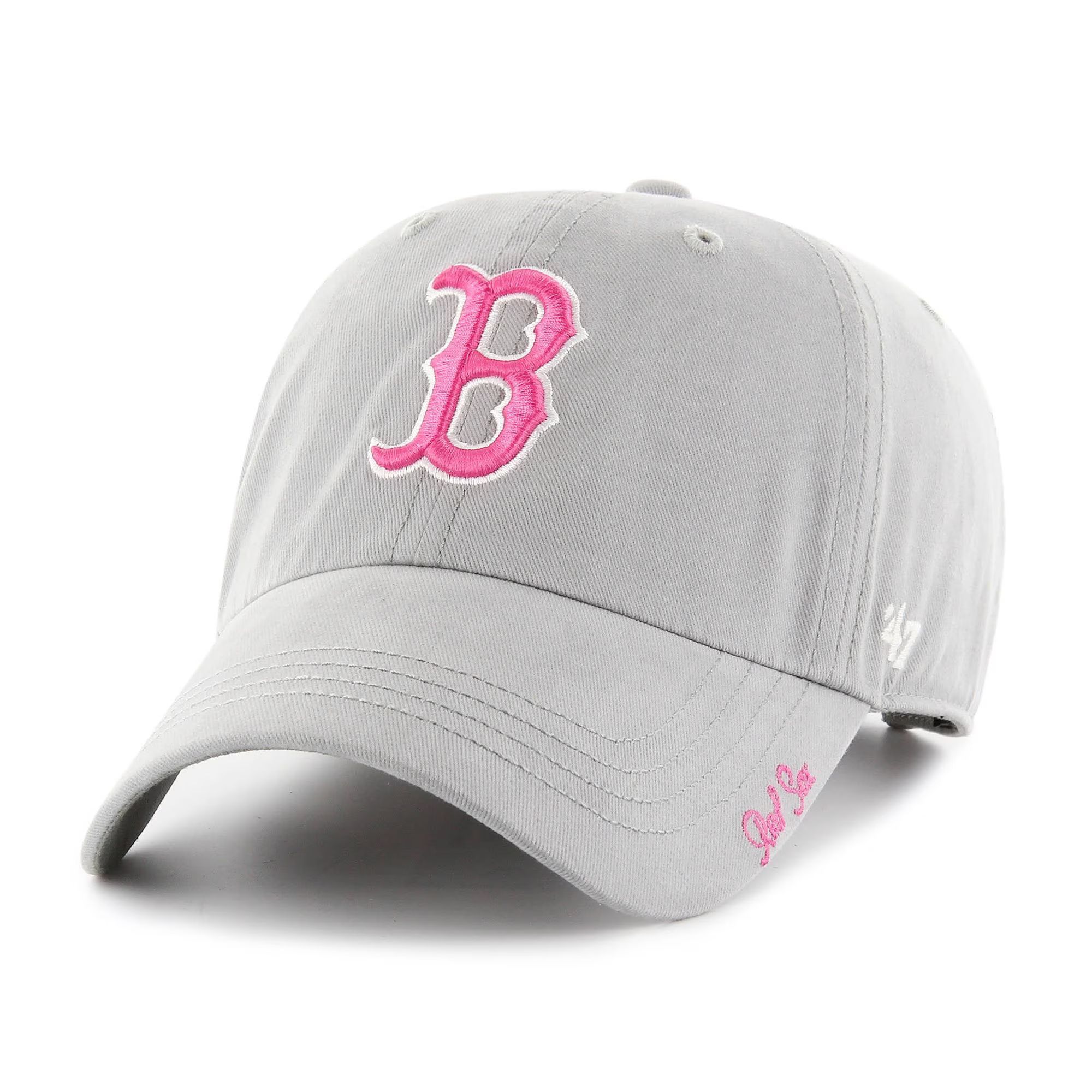 Boston Red Sox '47 Women's Miata Clean Up Adjustable Hat - Gray | Fanatics