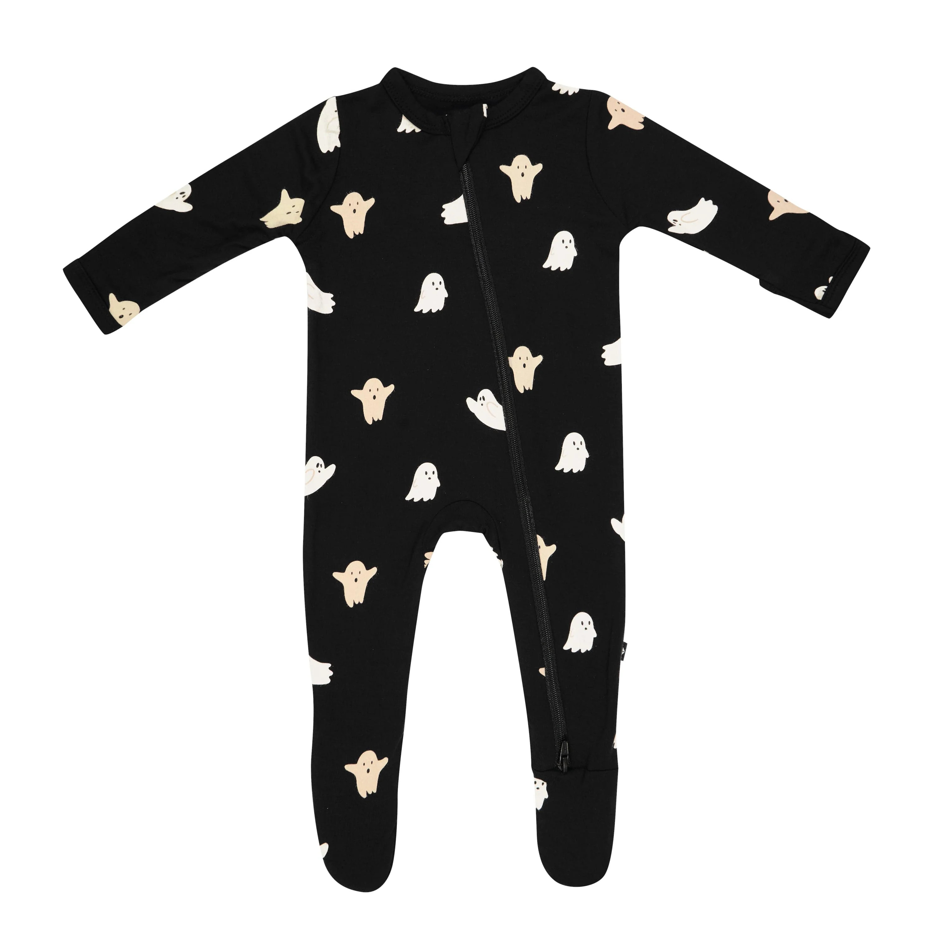 Zippered Footie in Boo | Kyte BABY