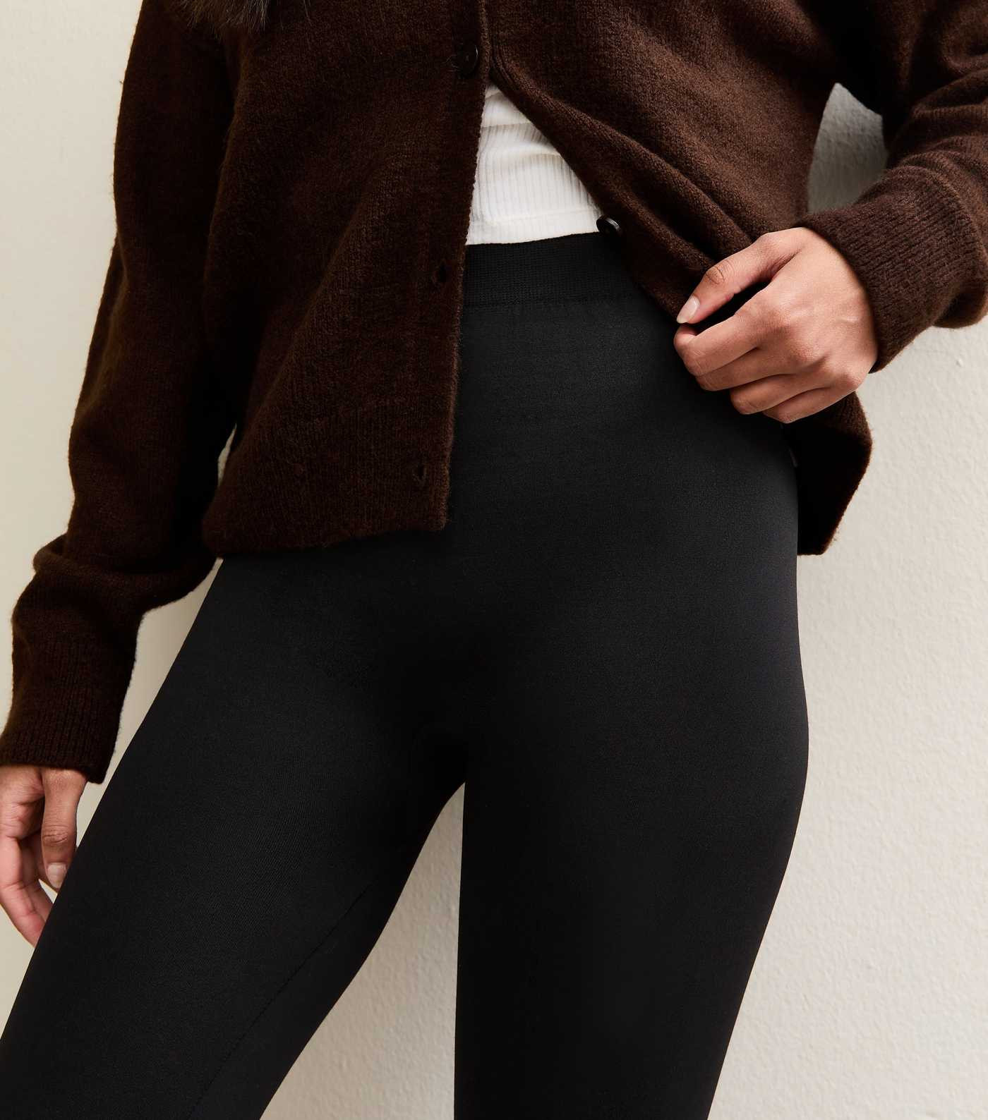 Black Fleece Lined Leggings | New Look | New Look (UK)