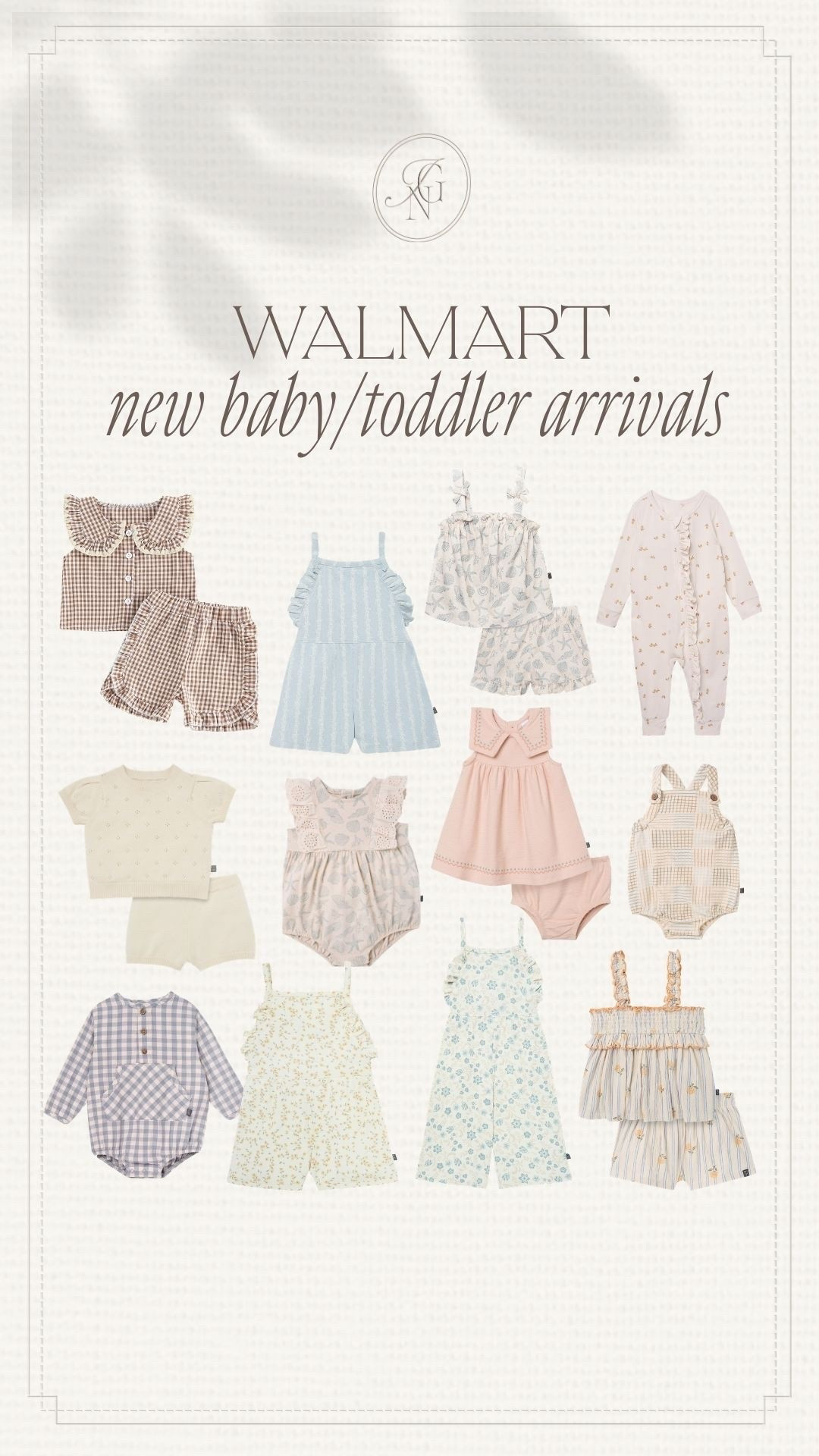 Walmart baby and toddler arrivals in the sweetest spring and summer styles. 🤍 

#walmartfinds #walmartstyle #babyclothes #toddlerclothes #babyfashion #toddlerfashion #kidsfashion #summerstyle #ltkfinds

#LTKootd #LTKBaby #LTKKids