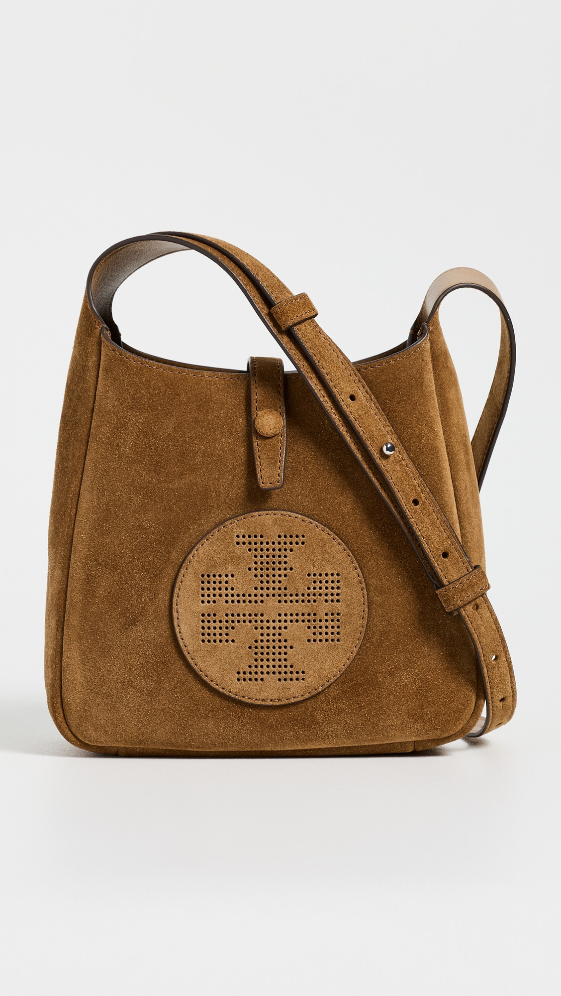 Tory Burch Miller Suede Swing Bag Toffee One Size | Shopbop
