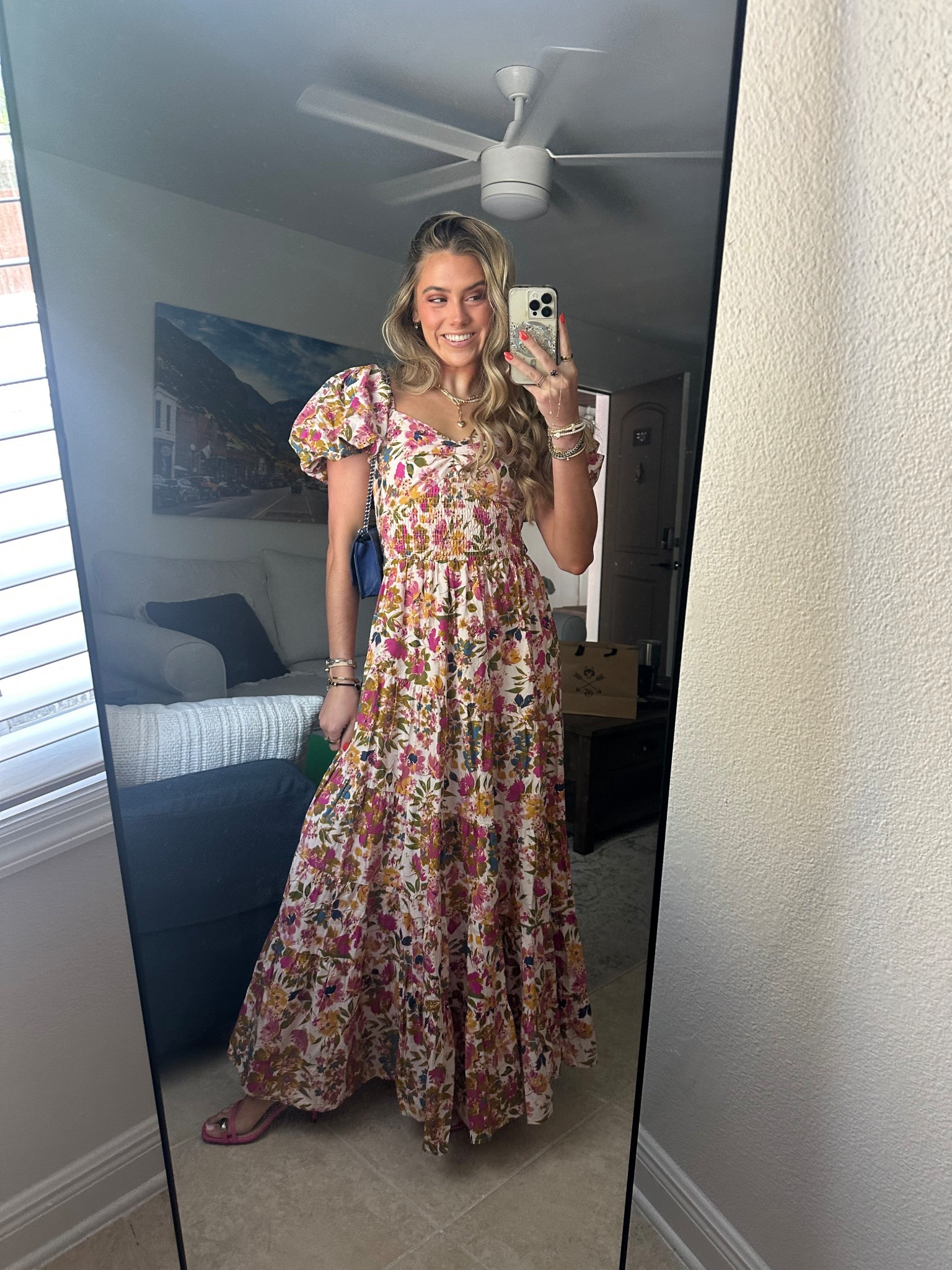 Happy Easter. My dress is from Bohme my code is 20SLOANE! ROBBIE FLORAL MIDI DRESS IN PINK in size XS. My shoes are a Walmart find  Scoop Women's Strappy Stiletto with Toe Loop  

#LTKSaleAlert #LTKShoeCrush #LTKStyleTip