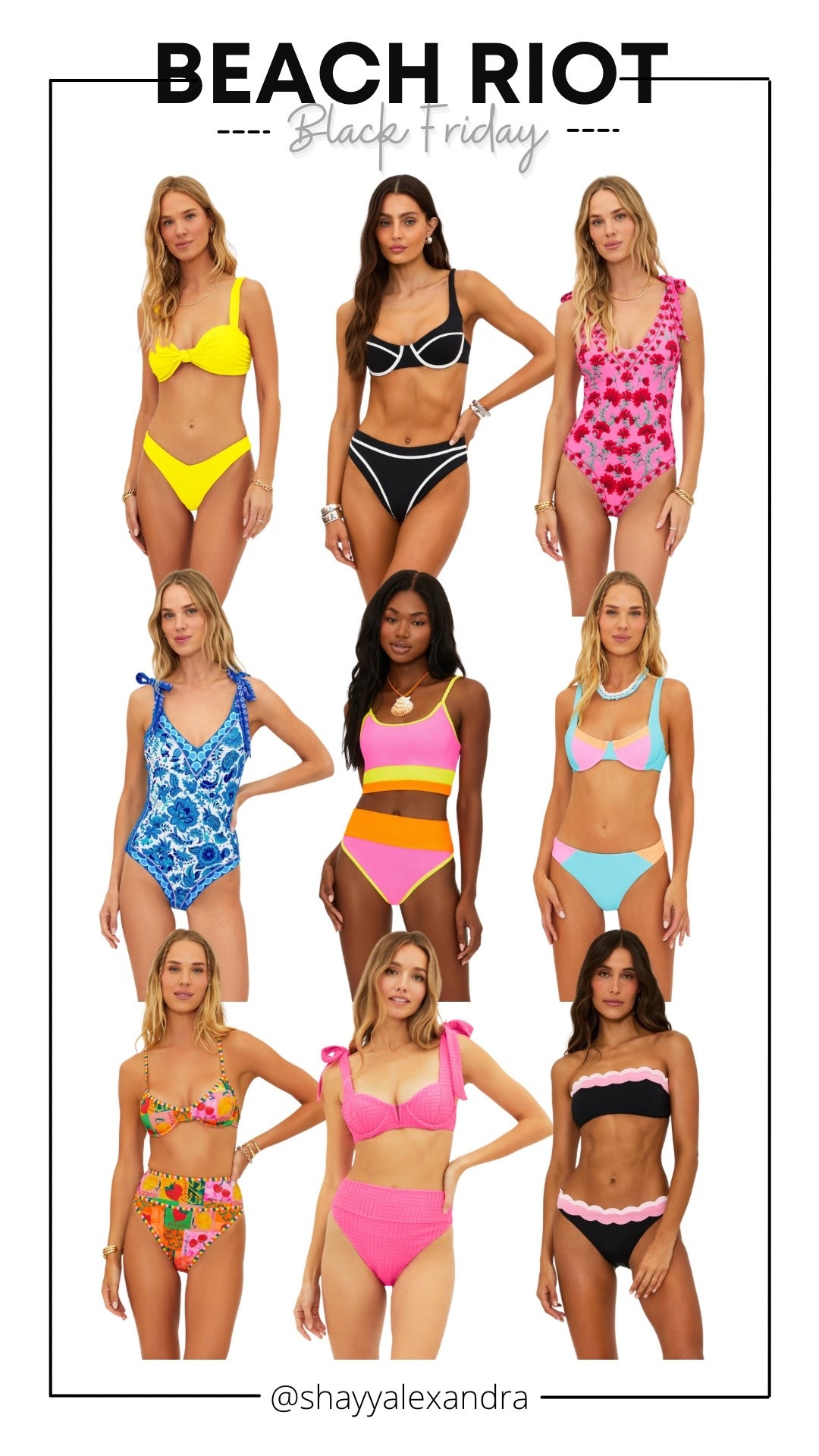 Totally obsessed with all of these adorable swimsuits from Beach Riot! All are between 30-50% off for Black Friday 🎉

Bikini | Swim | Resortwear | One Piece | #LTKswim

#LTKCyberWeek #LTKSaleAlert