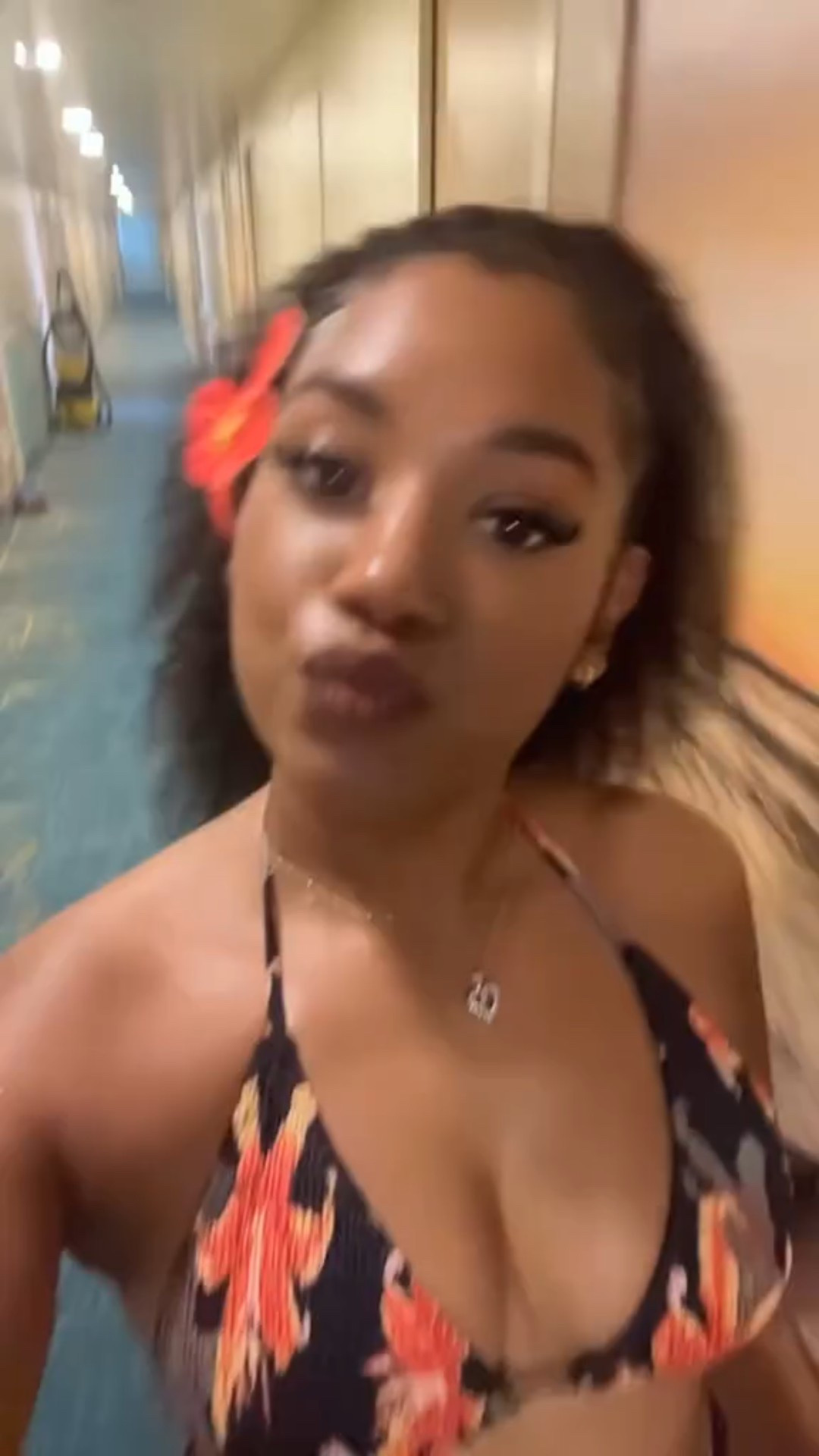 Walking, singing, and feeling like I’m on island time 🌺✨
This floral bikini is such a statement — the red + yellow blooms pop perfectly against black.
I threw on these black mesh cover-up pants and simple sandals for an effortless beach-to-bar look, plus the tropical flower clip to finish it off.
Everything is linked & true to size for easy vacation shopping 🤍

🛍 Tap to shop this tropical outfit.

#LTKTravel #LTKootd #LTKSeasonal