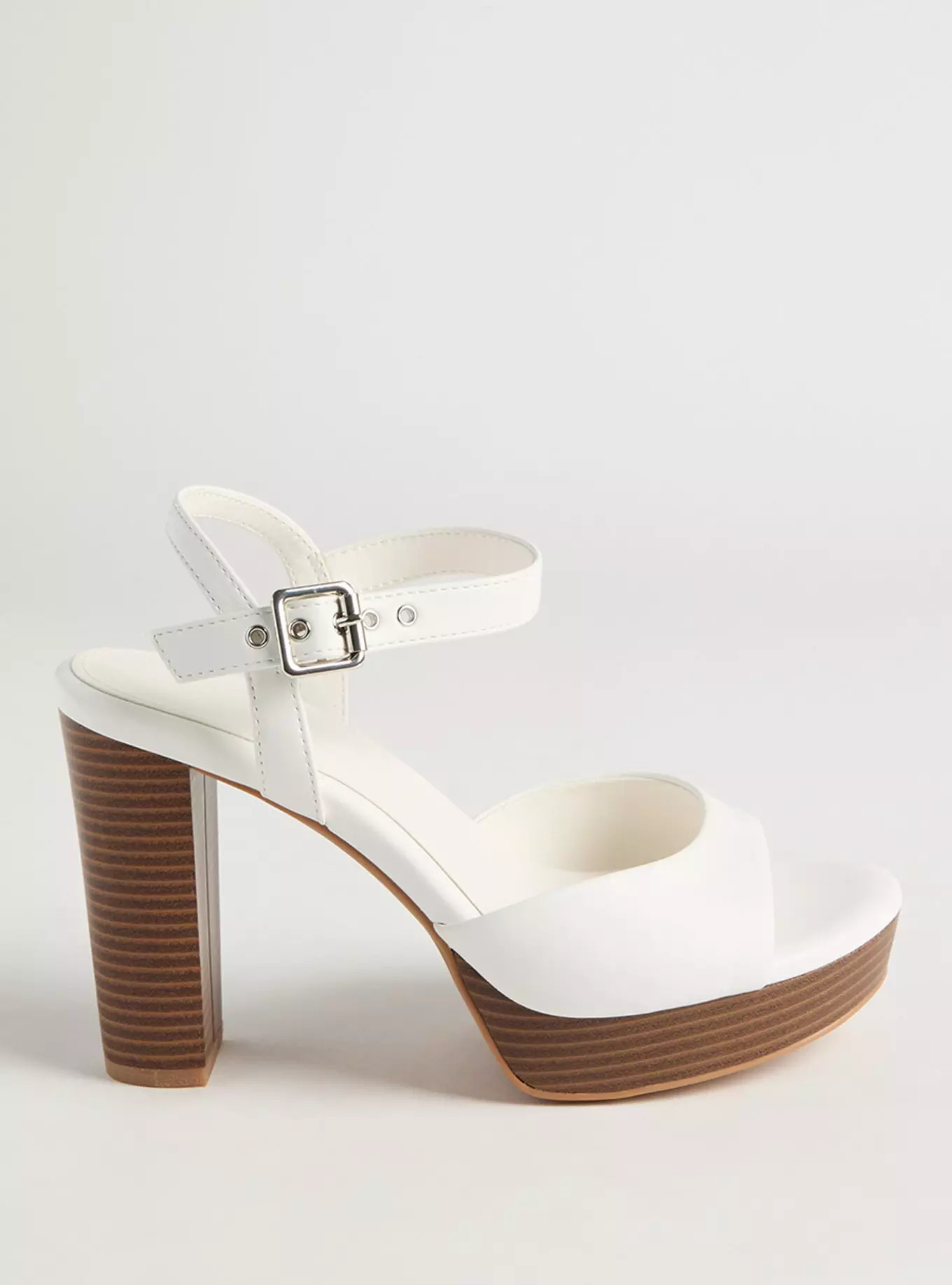 Dual Strap Platform Heel (WW) | Torrid (US & Canada)