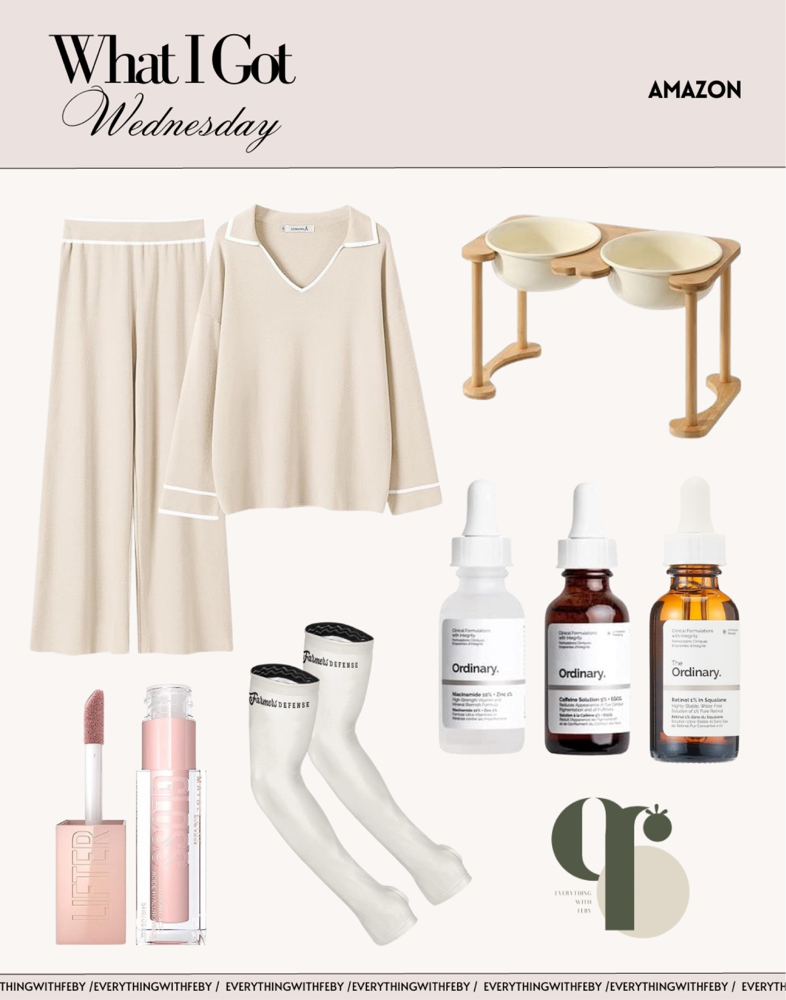 What I Got From Amazon 

Amazon finds / amazon favorites / amazon must have / loungewear / lounge set / the ordinary / lip plumper / maybelline / lip gloss / arm sleeve protector / neutral finds / cozy finds / skincare routine 

#LTKbeauty #LTKfindsunder50 #LTKHoliday